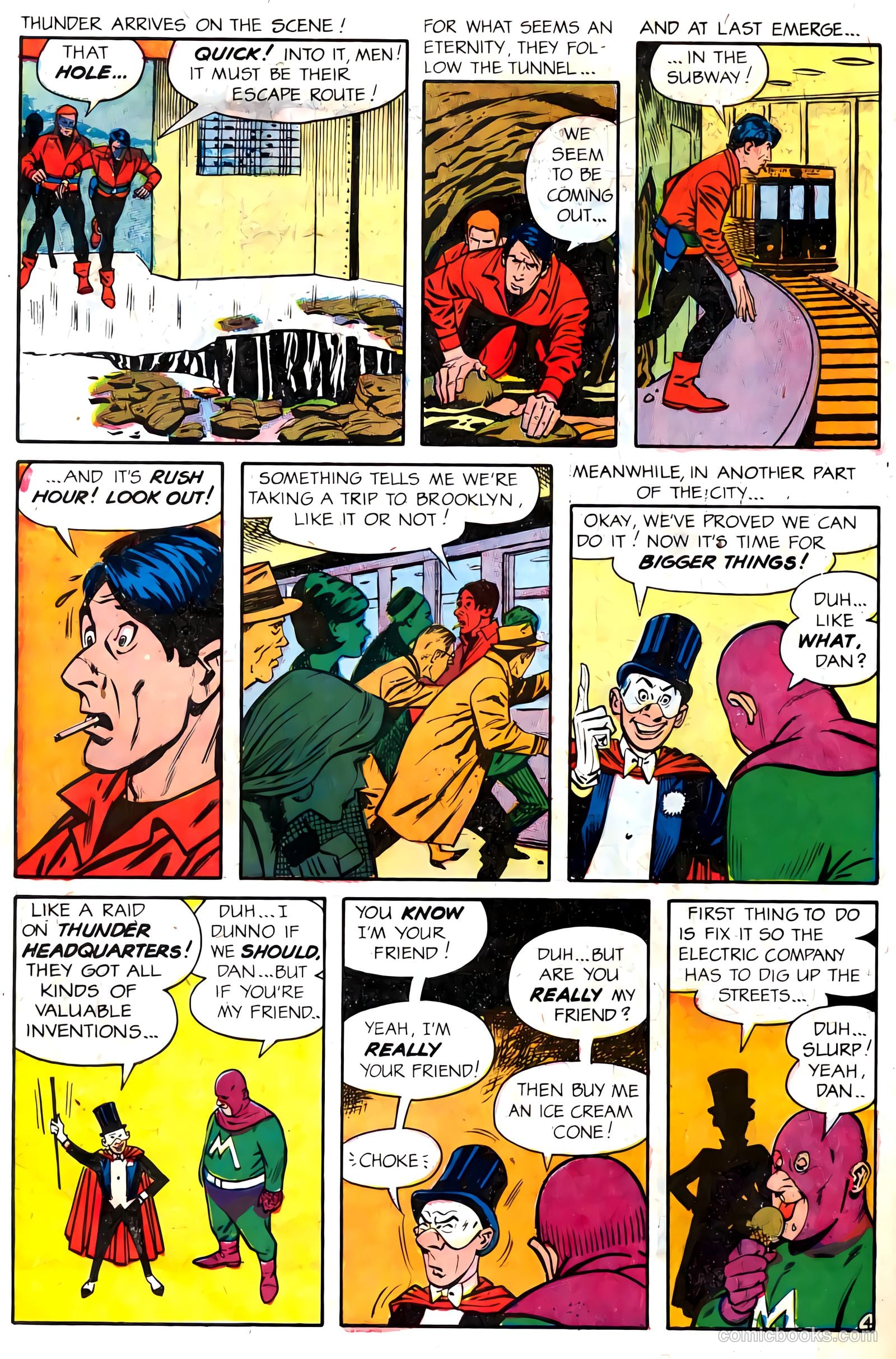 T.H.U.N.D.E.R. Agents #15 (1967) — page 58 of 68