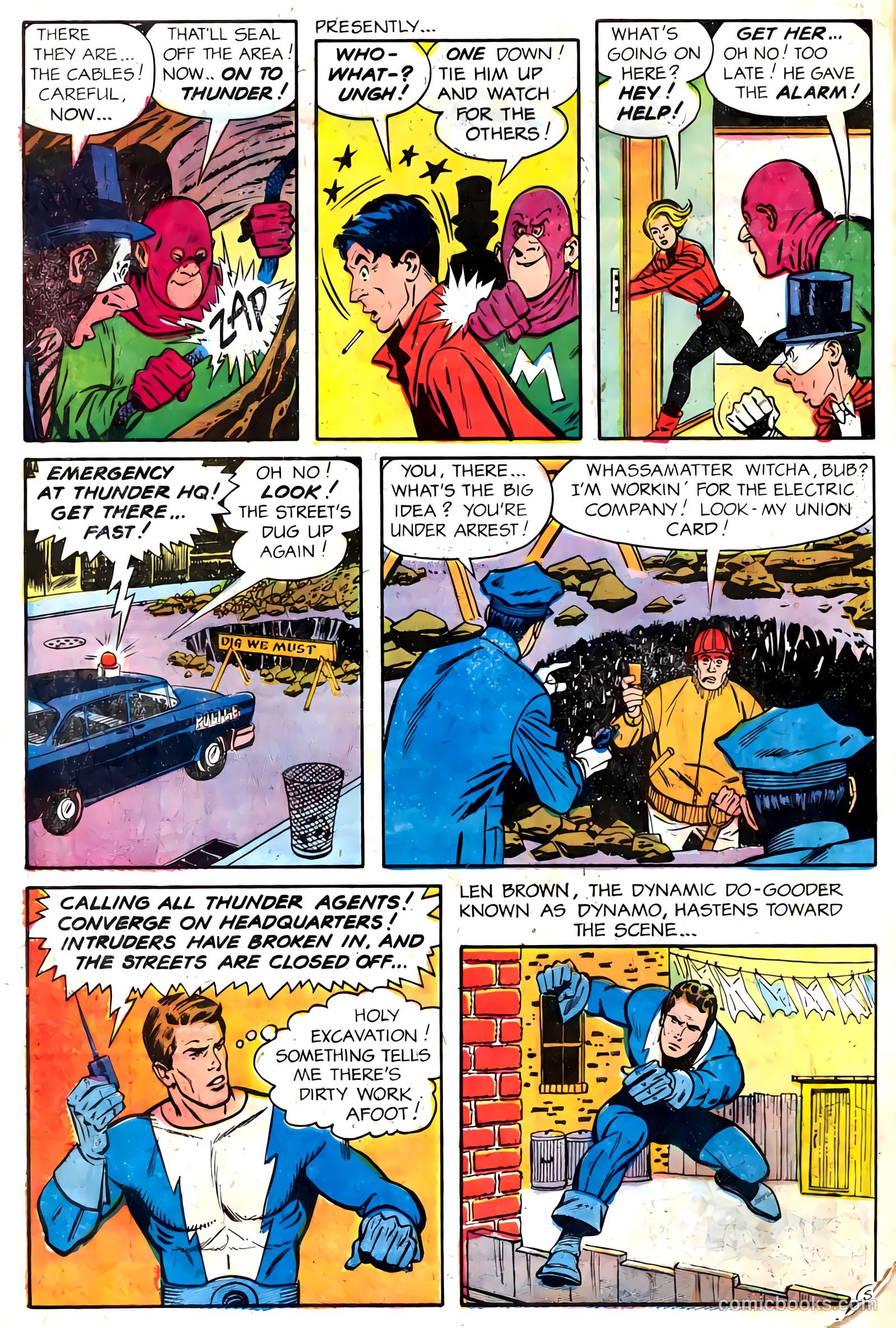 T.H.U.N.D.E.R. Agents #15 (1967) — page 60 of 68