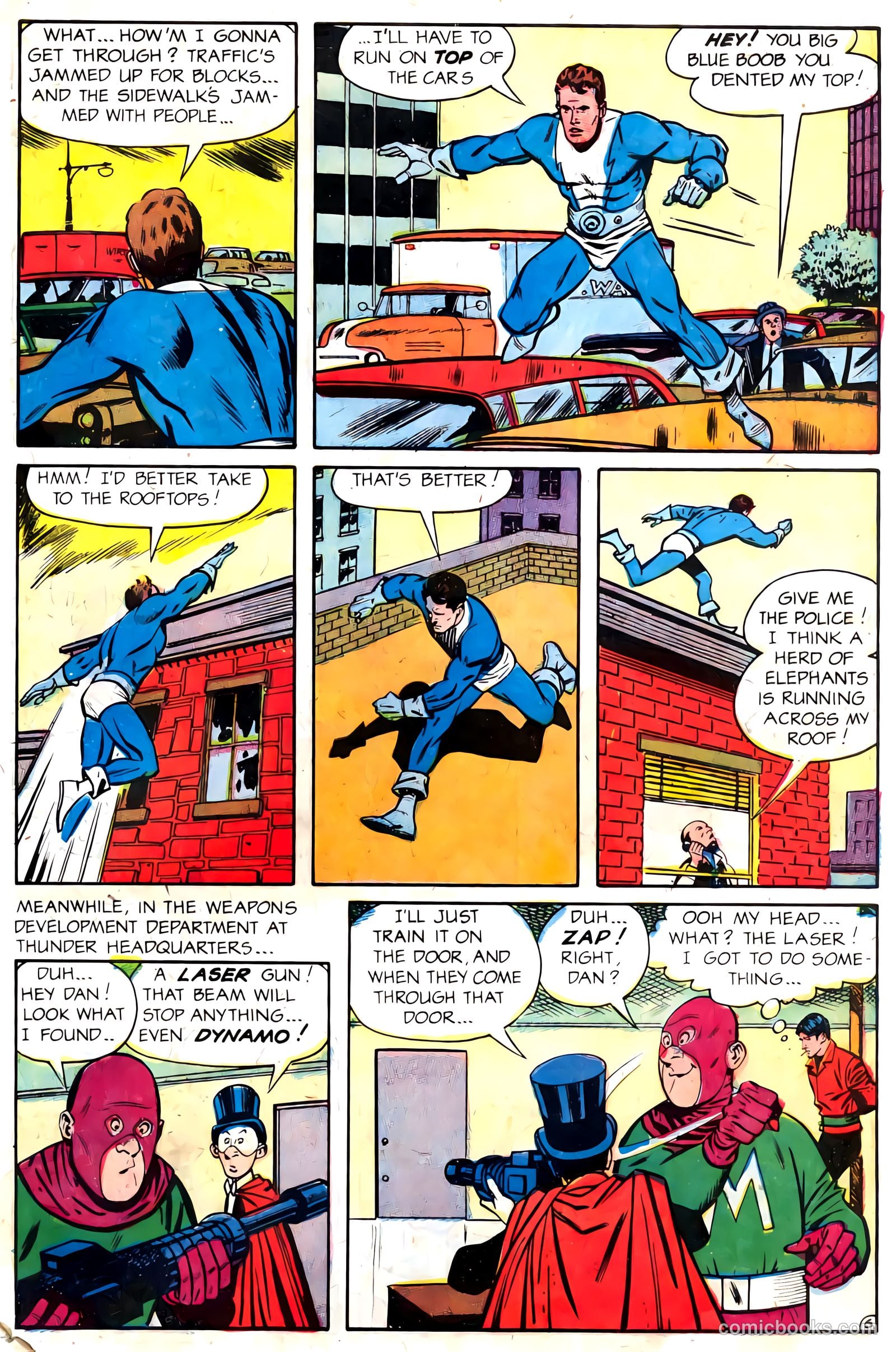 T.H.U.N.D.E.R. Agents #15 (1967) — page 61 of 68