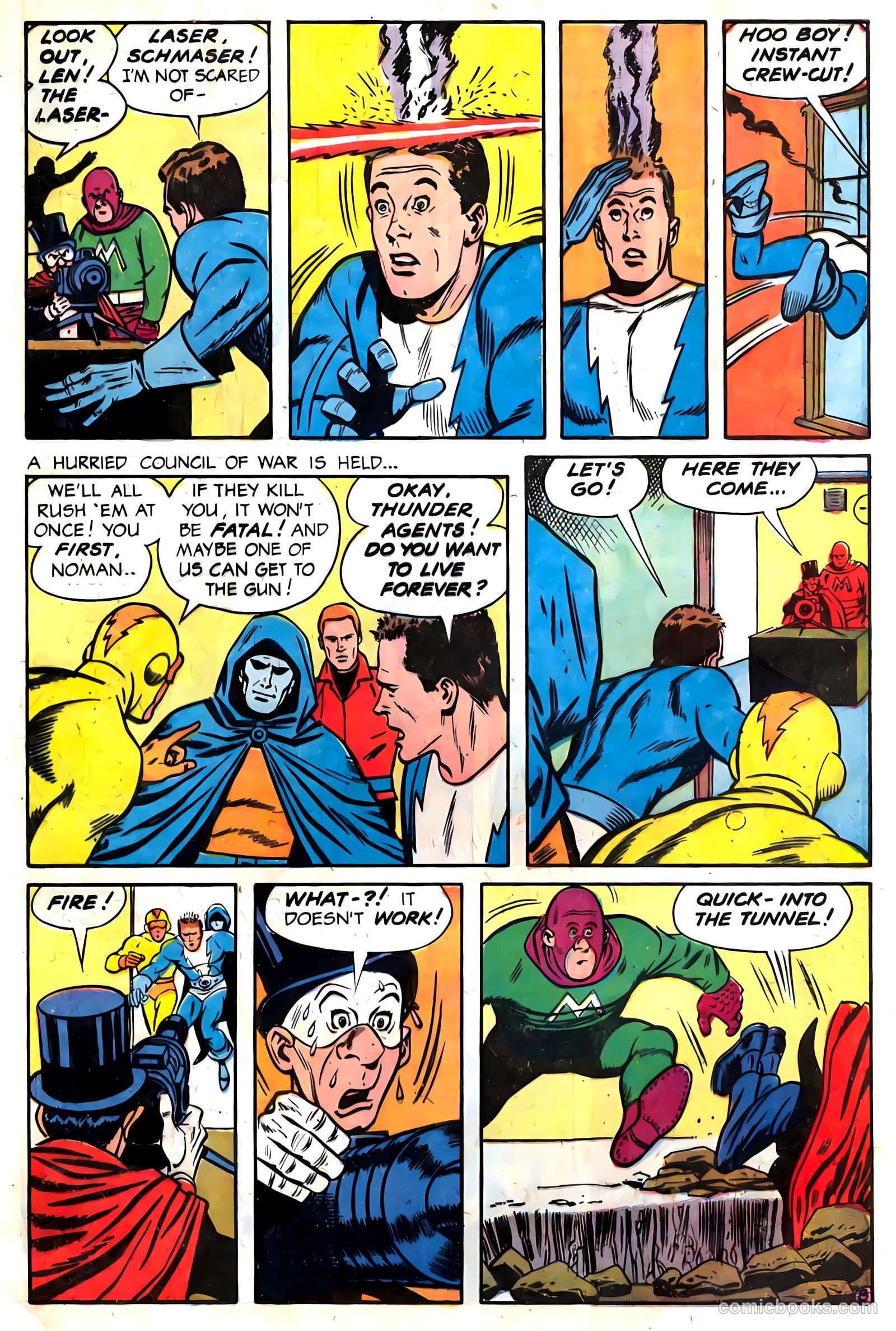 T.H.U.N.D.E.R. Agents #15 (1967) — page 63 of 68