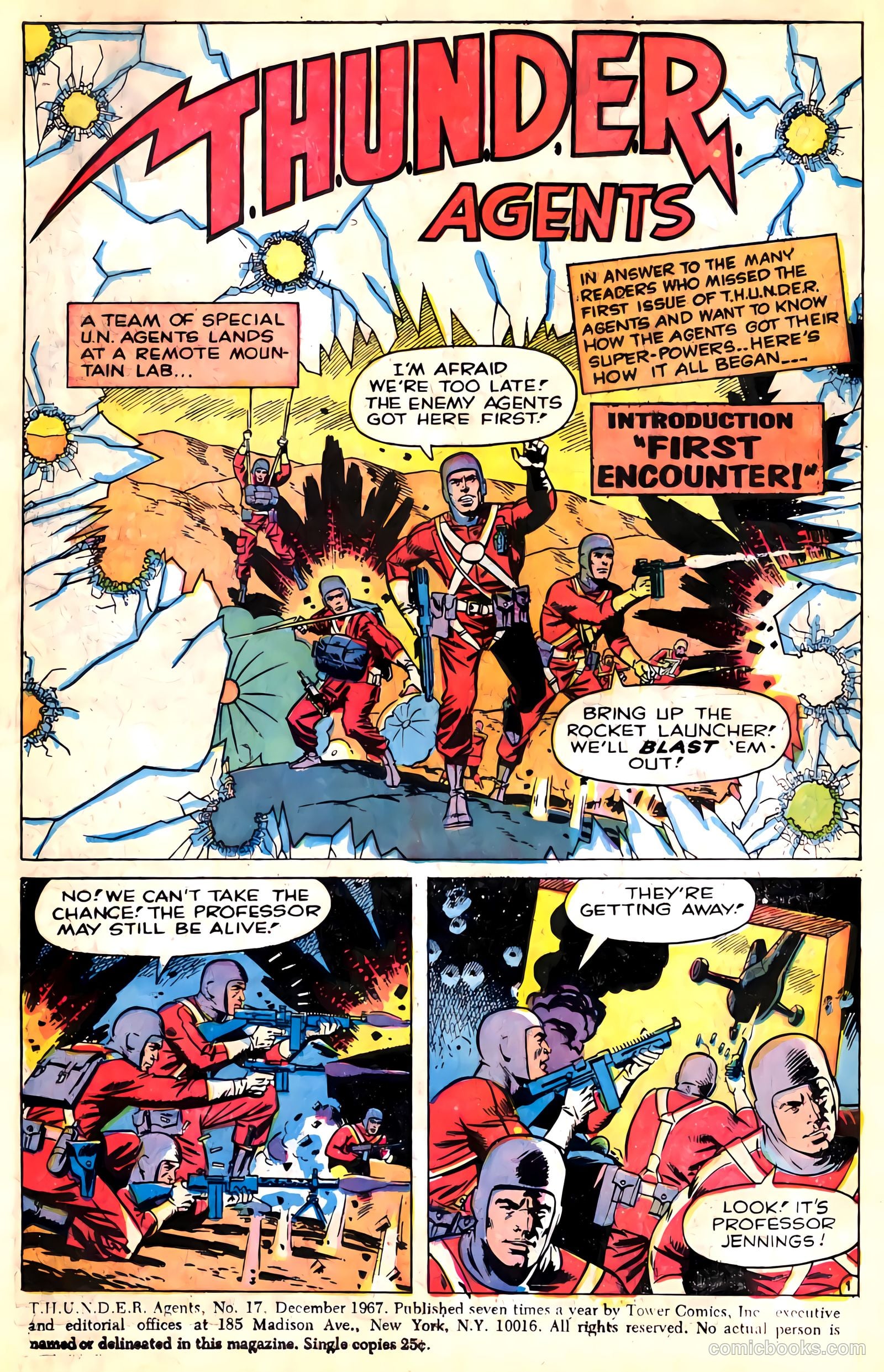 T.H.U.N.D.E.R. Agents #17 (1967) — page 3 of 52