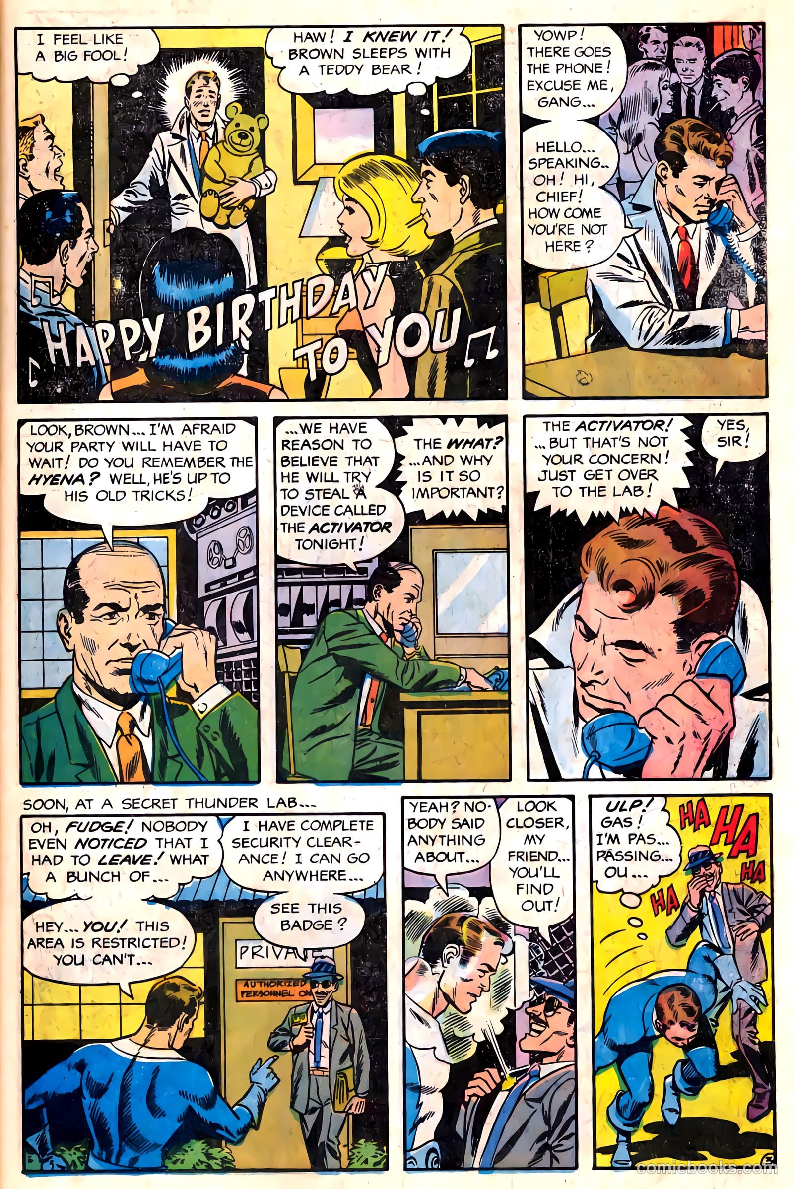 T.H.U.N.D.E.R. Agents #17 (1967) — page 9 of 52