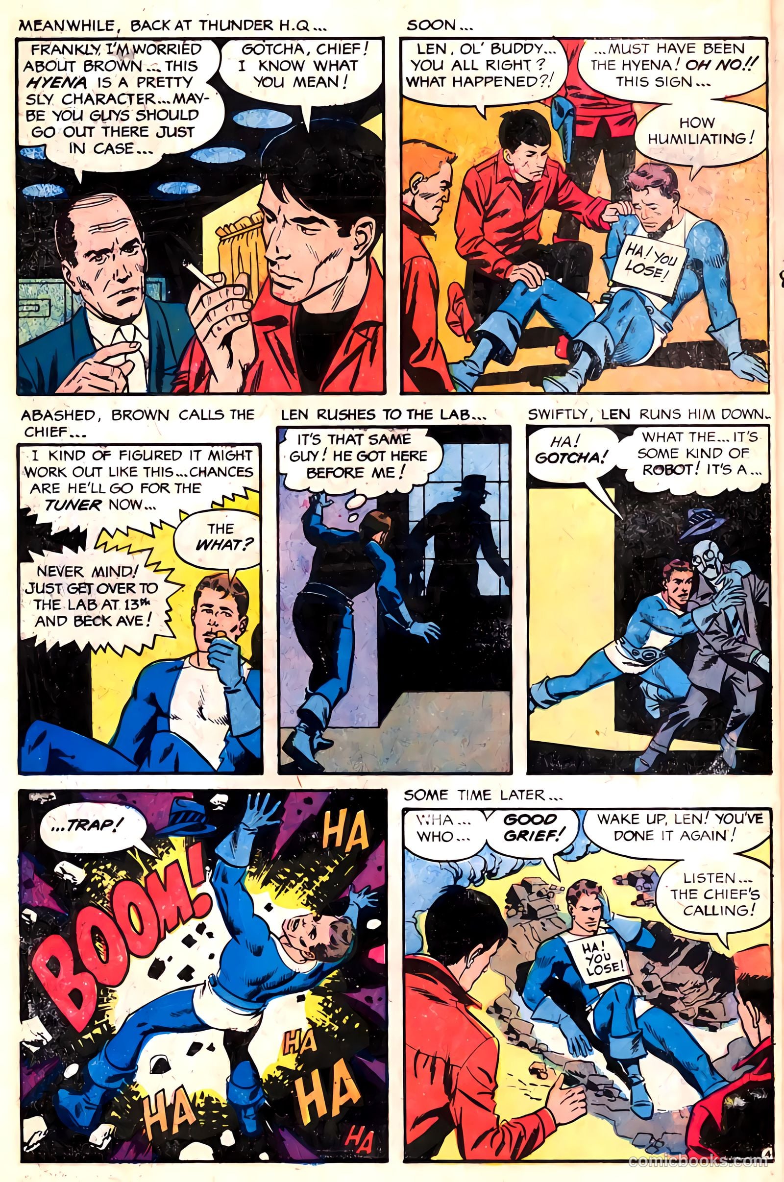 T.H.U.N.D.E.R. Agents #17 (1967) — page 10 of 52