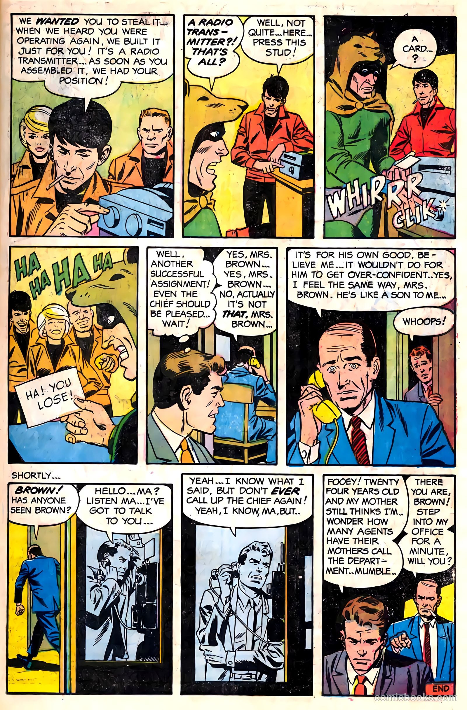 T.H.U.N.D.E.R. Agents #17 (1967) — page 17 of 52