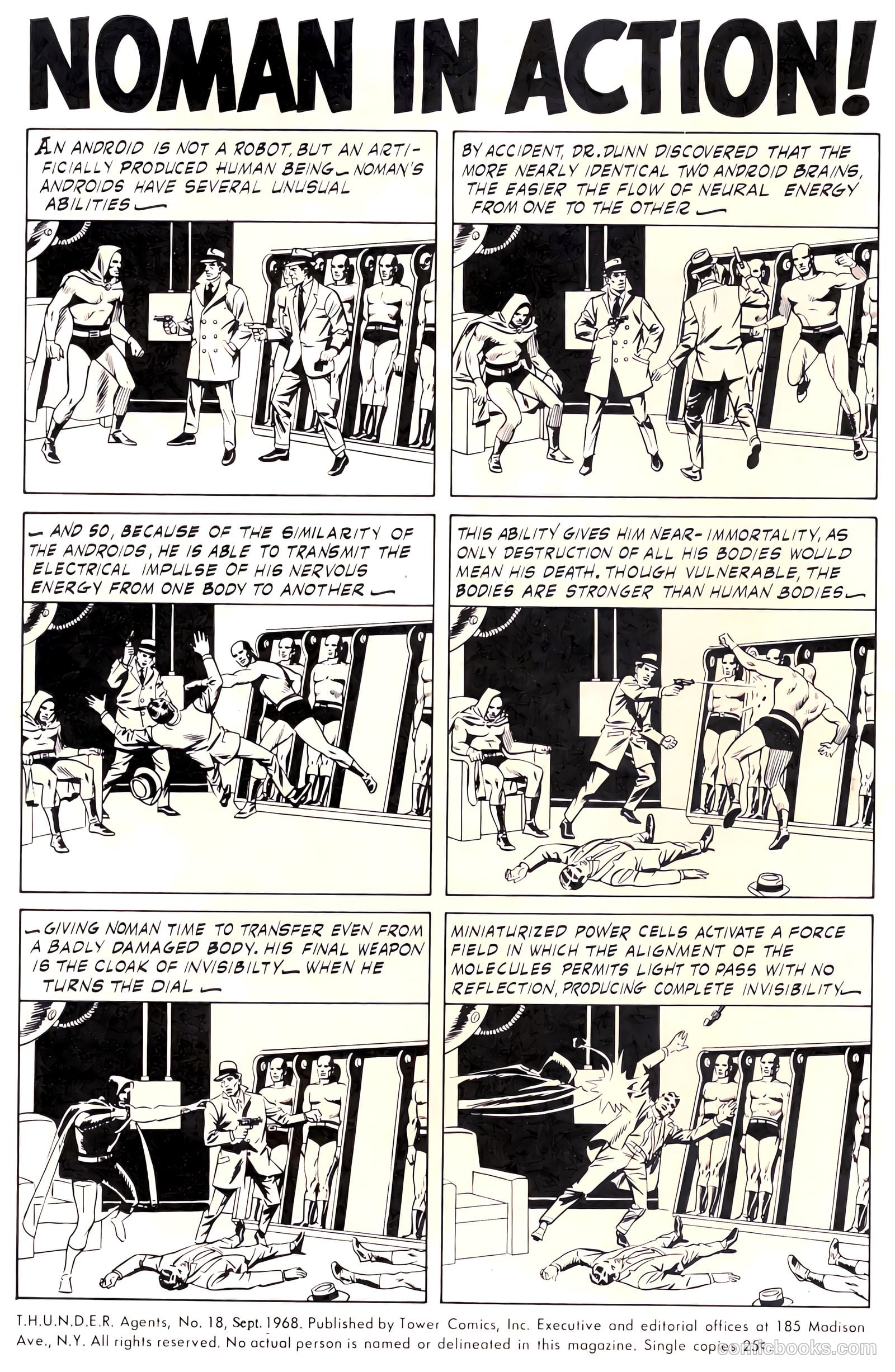 T.H.U.N.D.E.R. Agents #18 (1968) — page 2 of 52