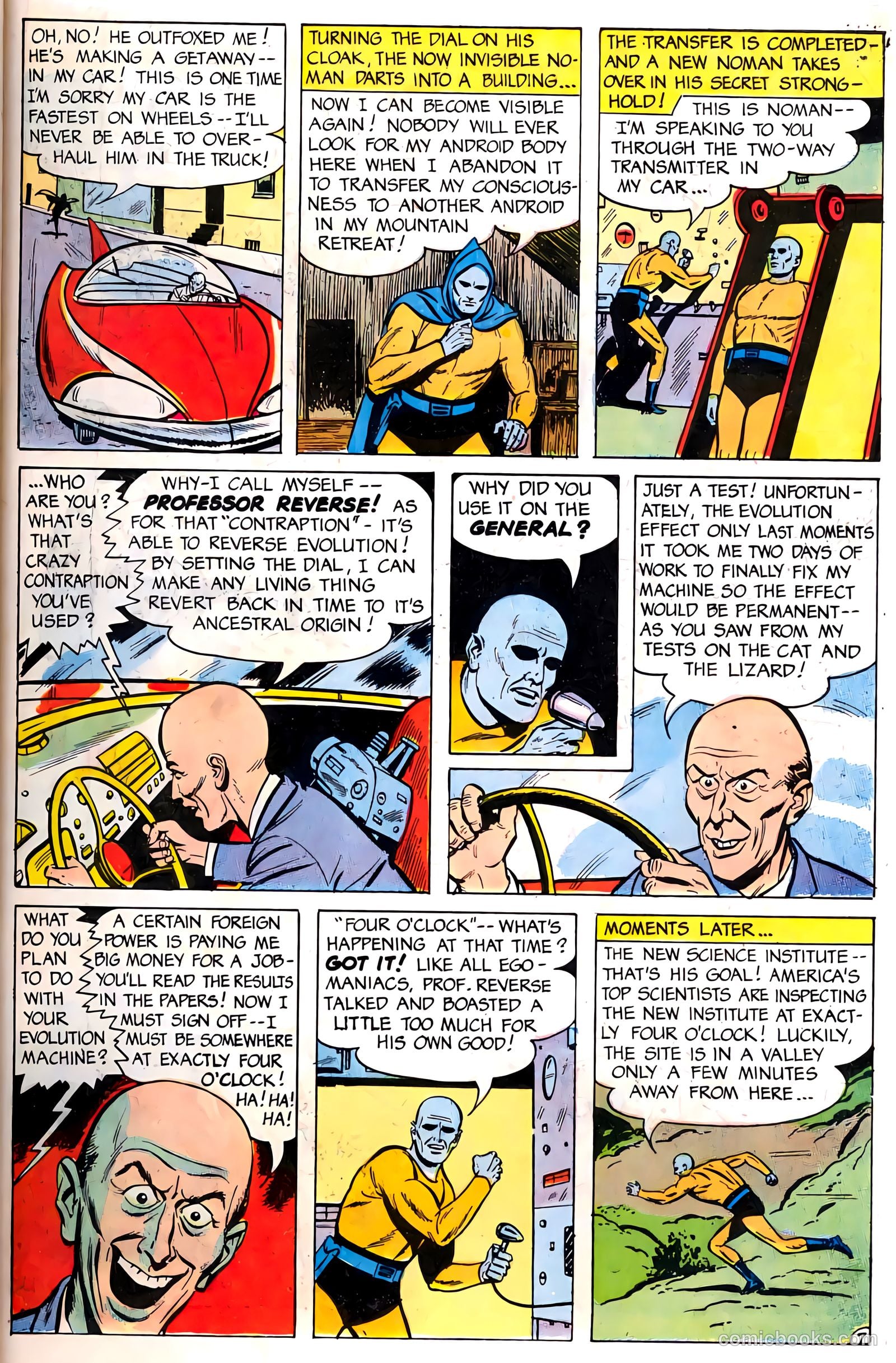 T.H.U.N.D.E.R. Agents #18 (1968) — page 19 of 52