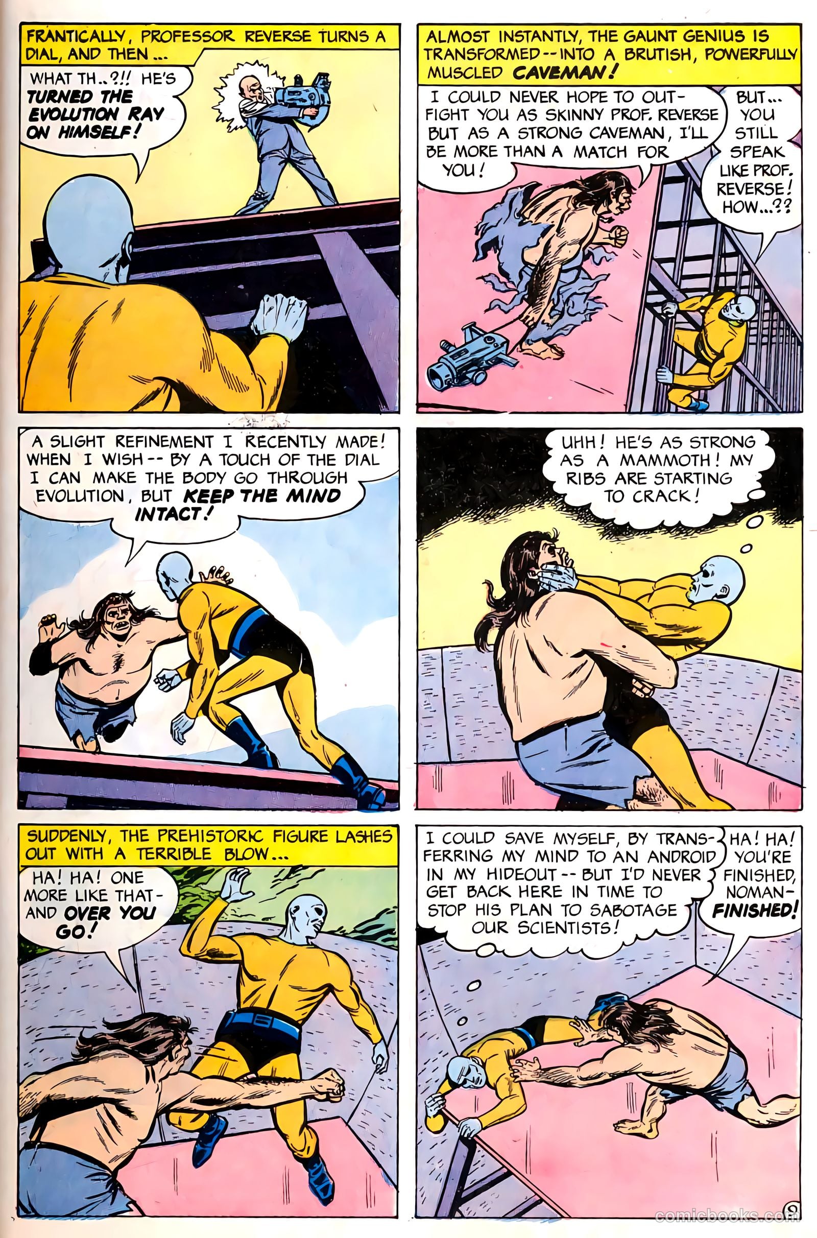 T.H.U.N.D.E.R. Agents #18 (1968) — page 21 of 52