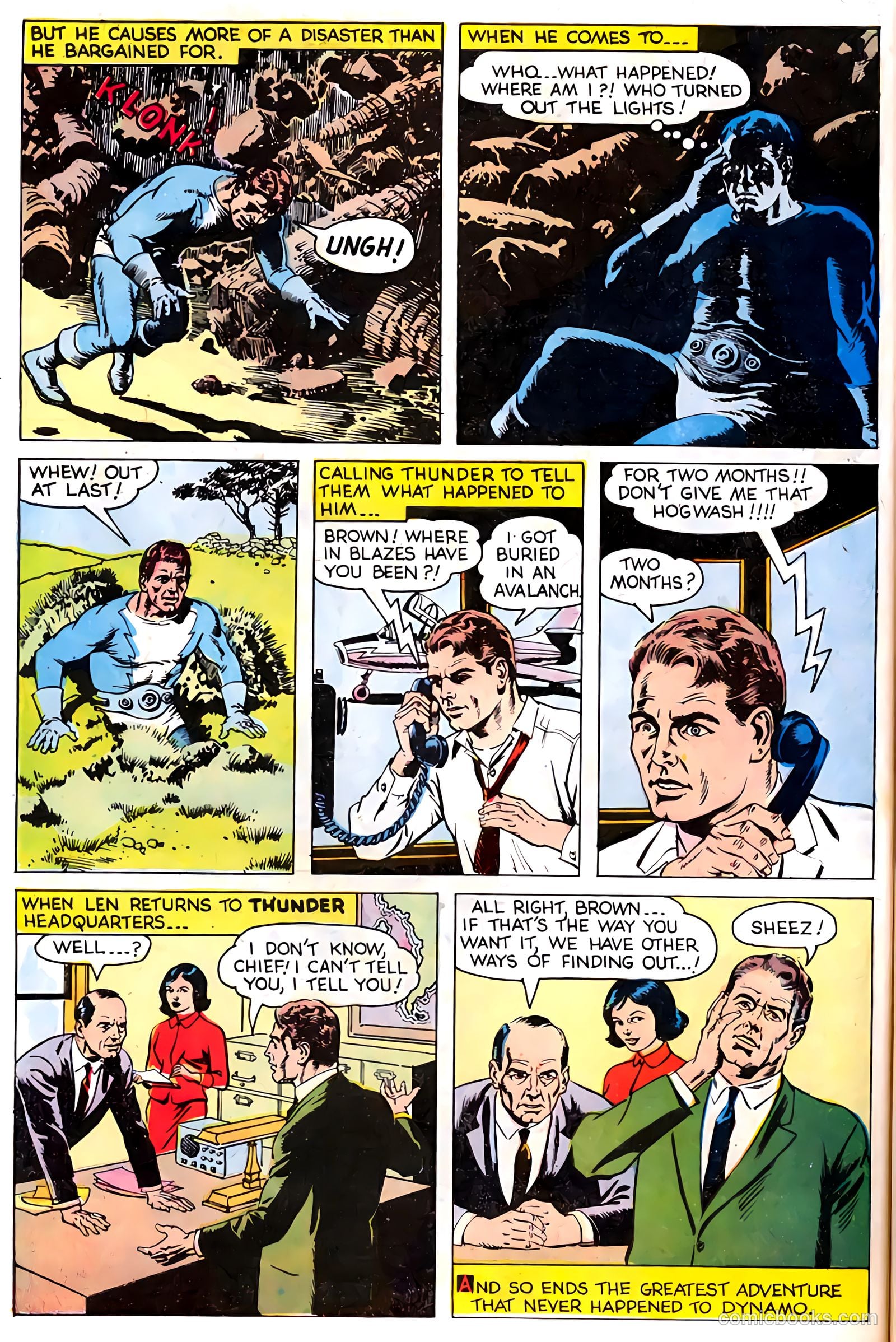 T.H.U.N.D.E.R. Agents #18 (1968) — page 32 of 52