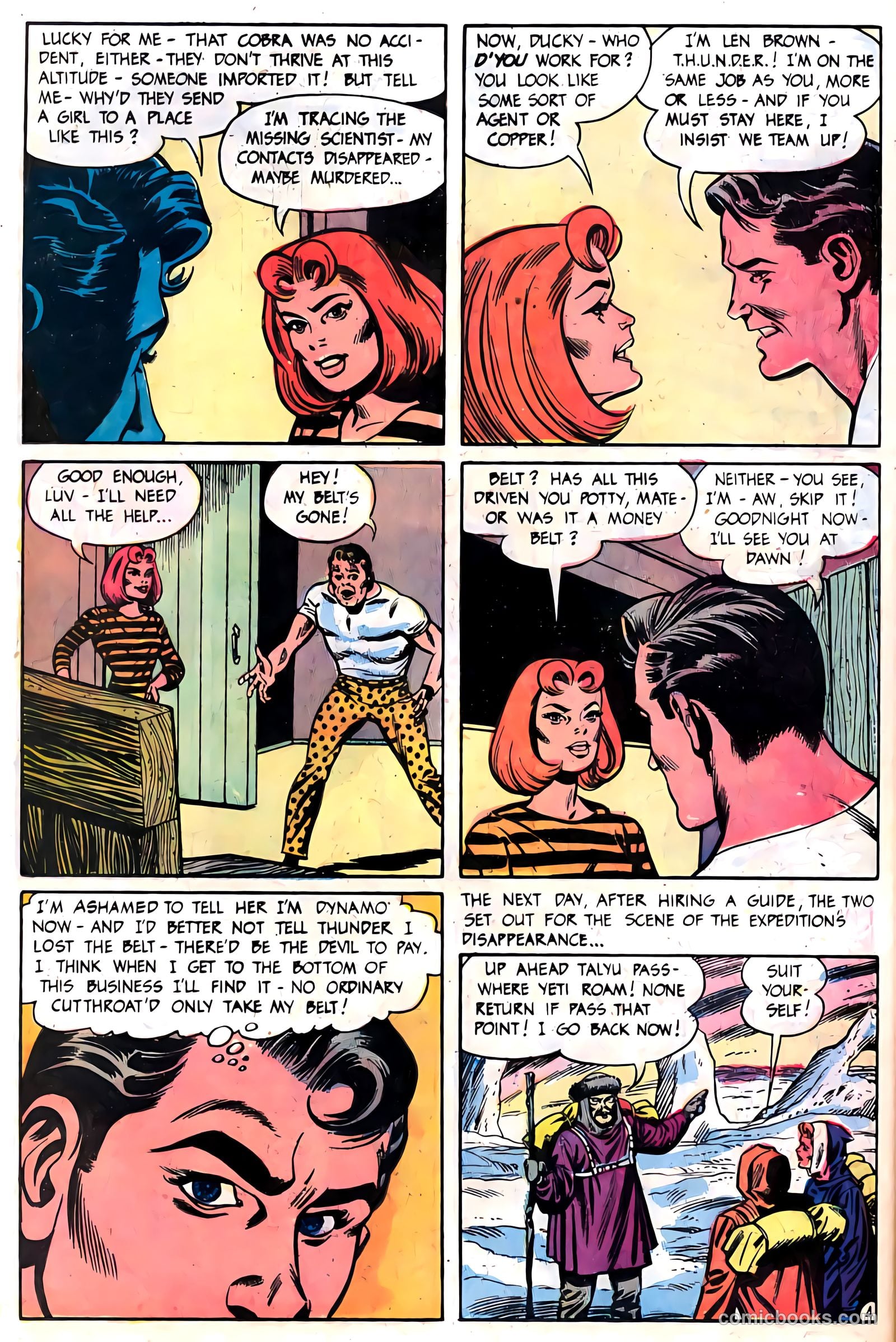 T.H.U.N.D.E.R. Agents #18 (1968) — page 36 of 52