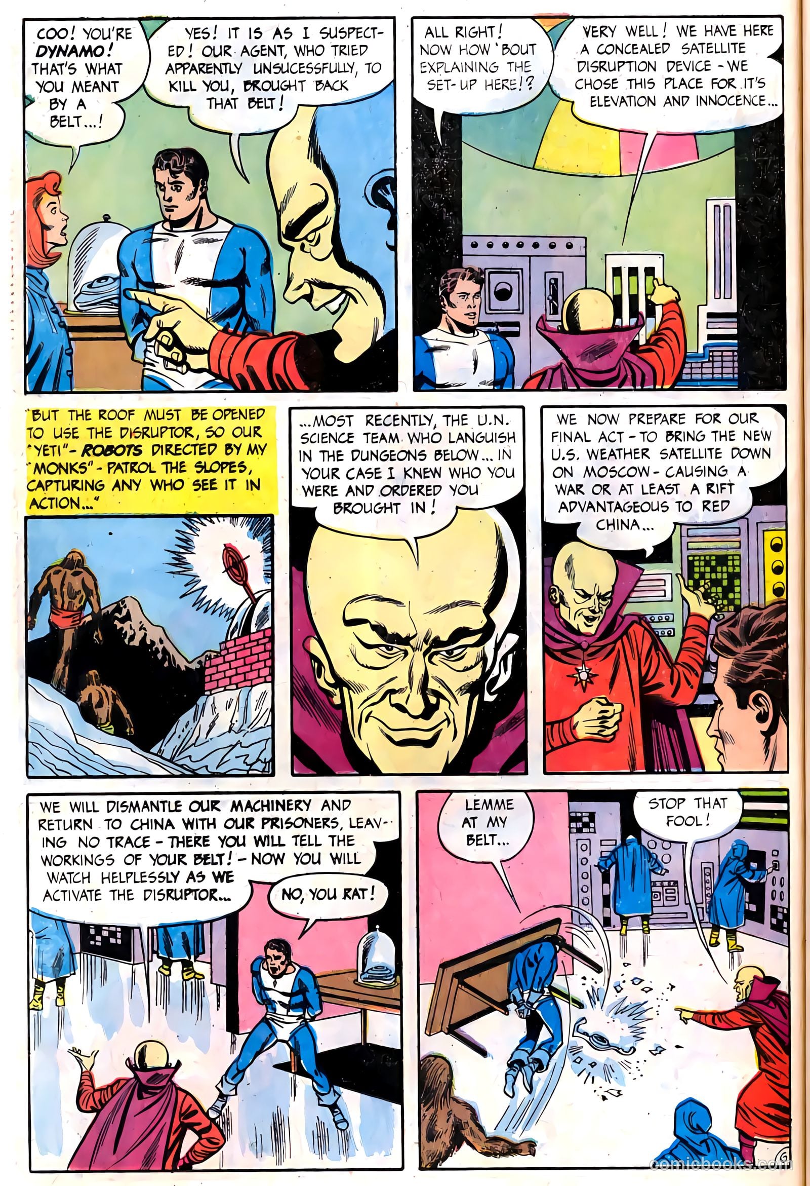 T.H.U.N.D.E.R. Agents #18 (1968) — page 38 of 52