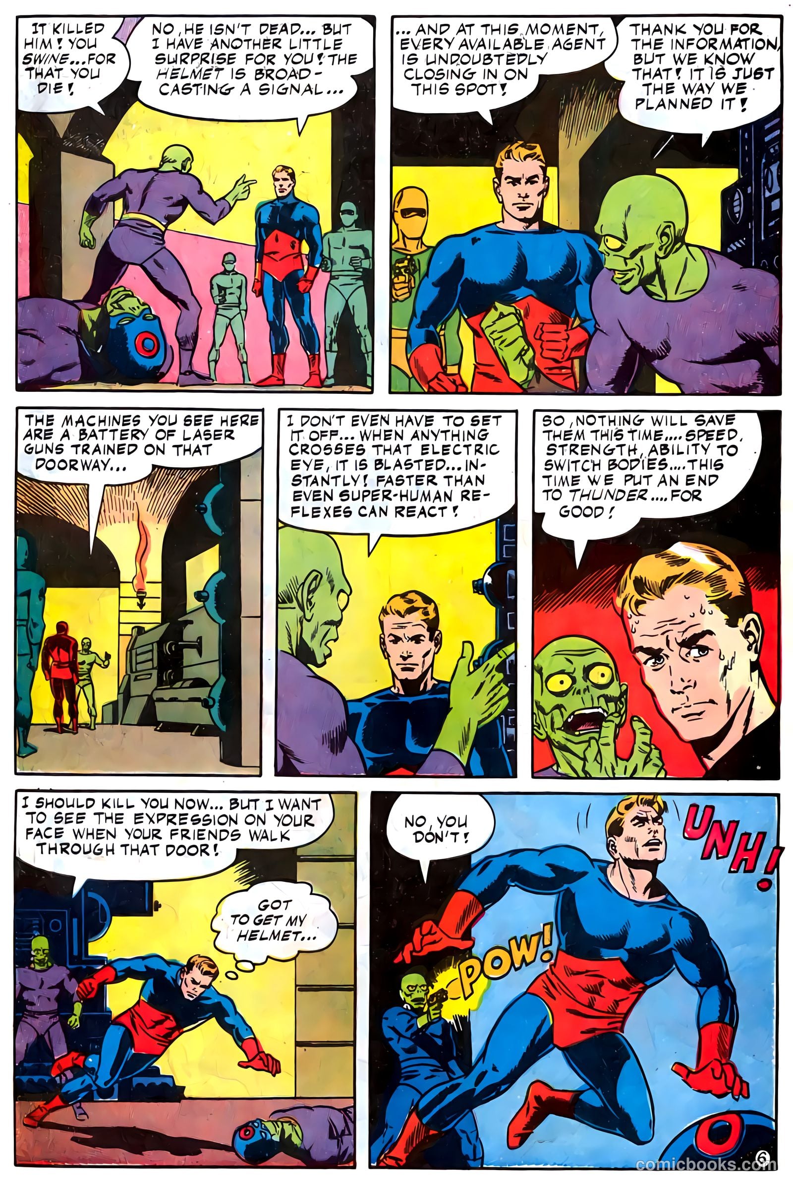 T.H.U.N.D.E.R. Agents #18 (1968) — page 48 of 52