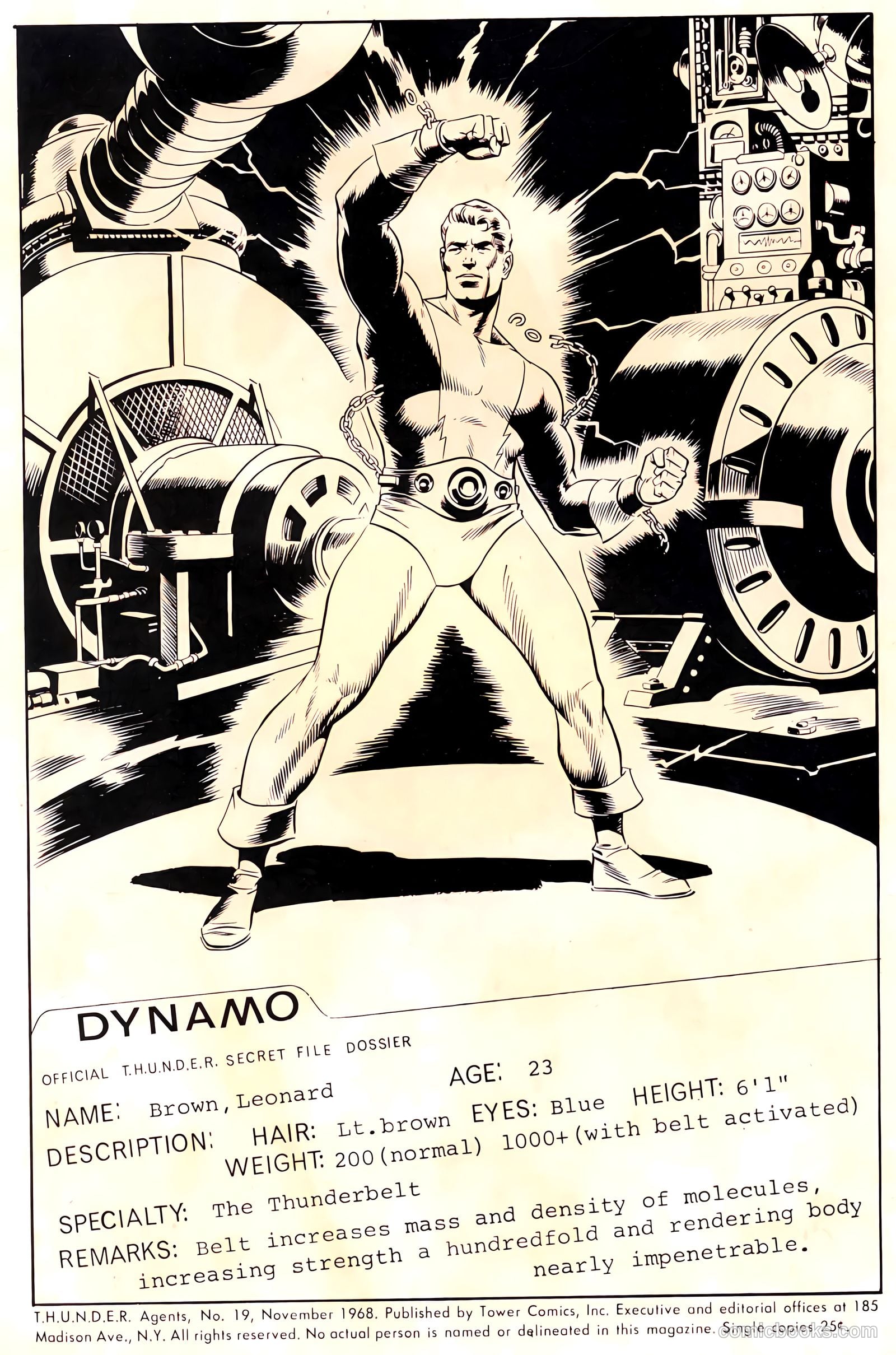 T.H.U.N.D.E.R. Agents #19 (1968) — page 2 of 52