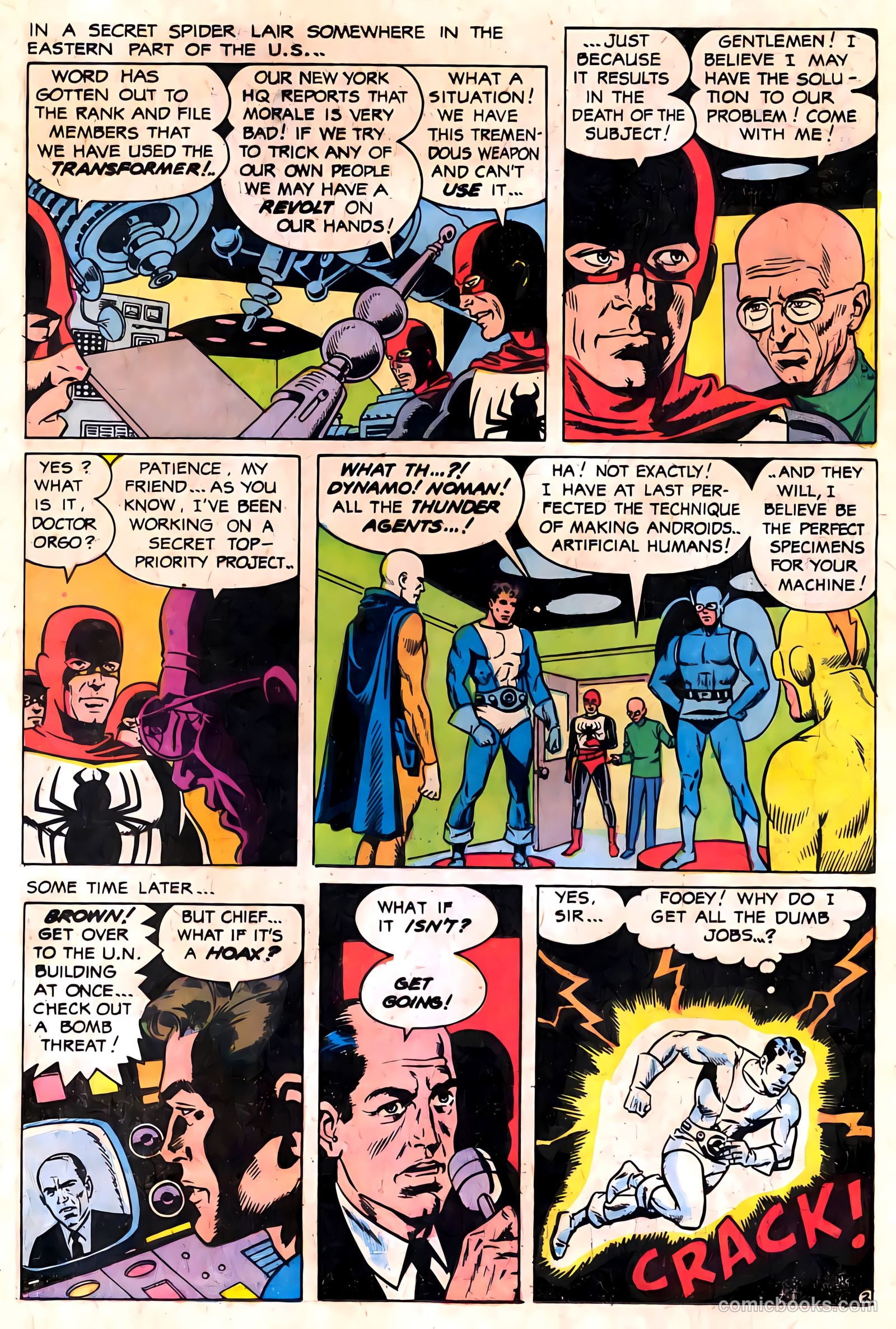 T.H.U.N.D.E.R. Agents #19 (1968) — page 4 of 52