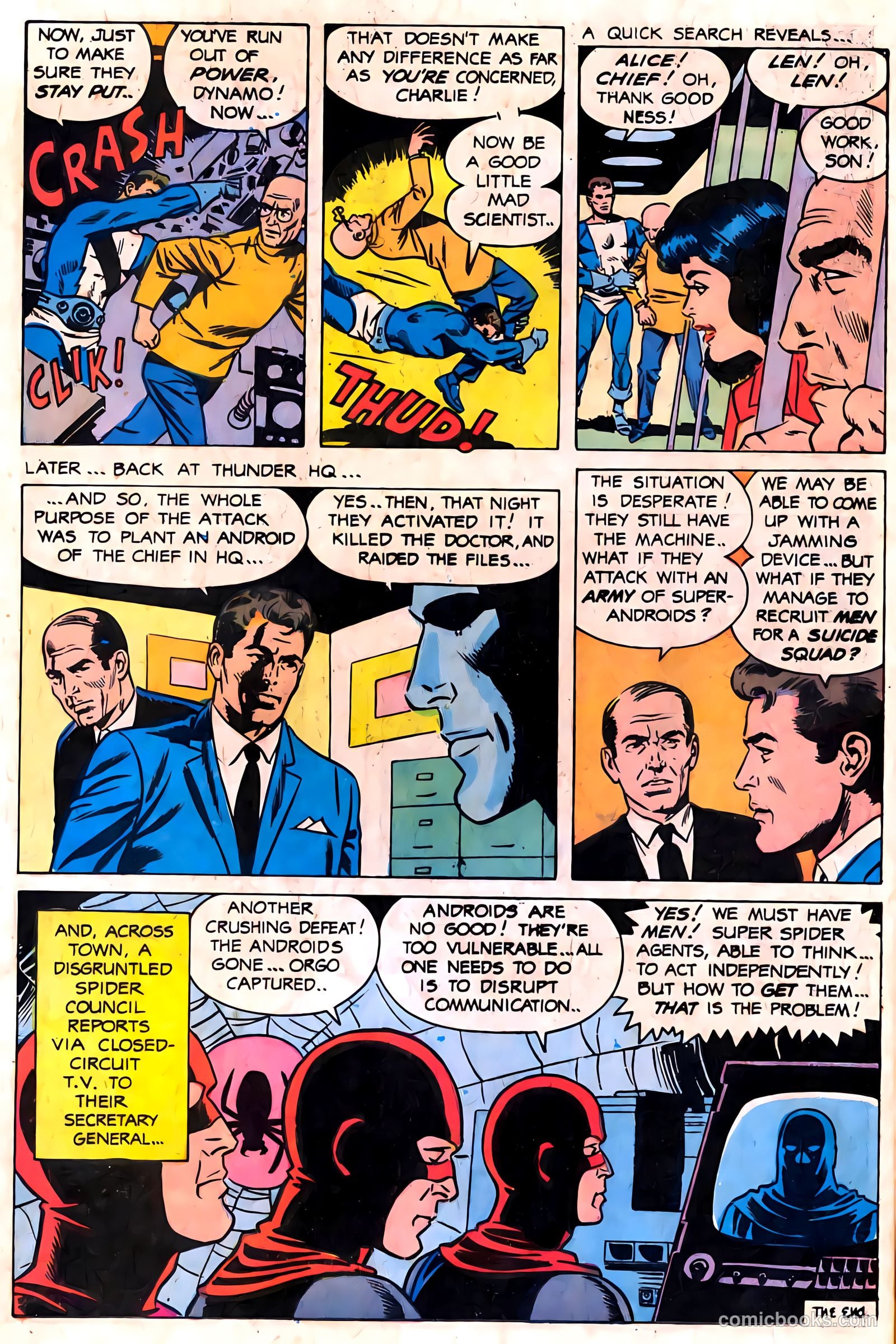 T.H.U.N.D.E.R. Agents #19 (1968) — page 12 of 52