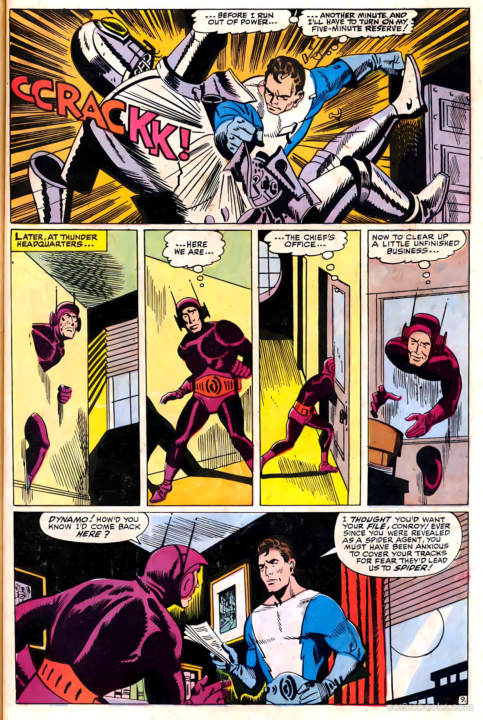 T.H.U.N.D.E.R. Agents #19 (1968) — page 21 of 52