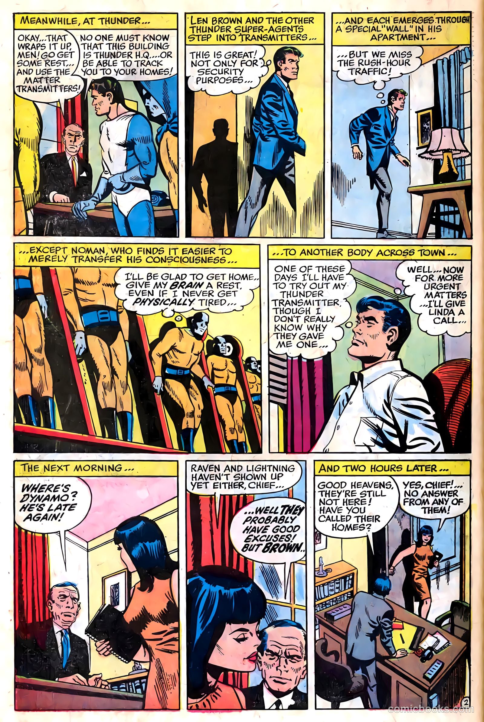 T.H.U.N.D.E.R. Agents #19 (1968) — page 34 of 52