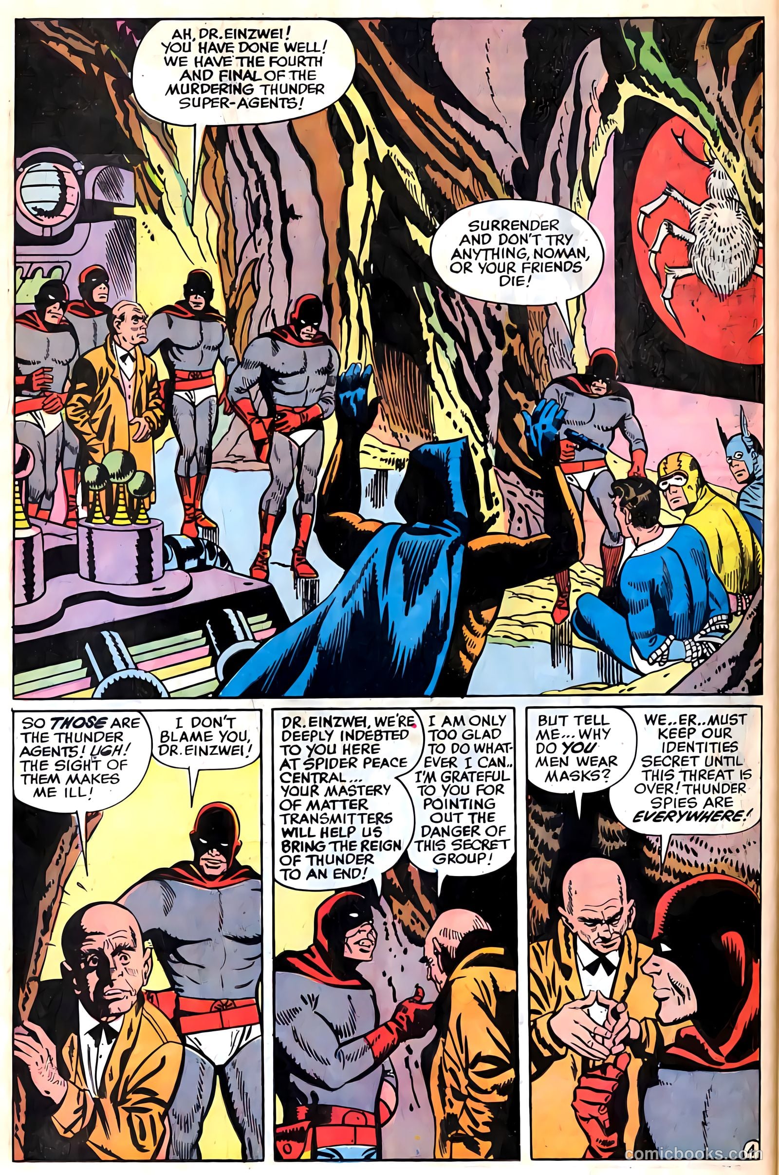 T.H.U.N.D.E.R. Agents #19 (1968) — page 36 of 52