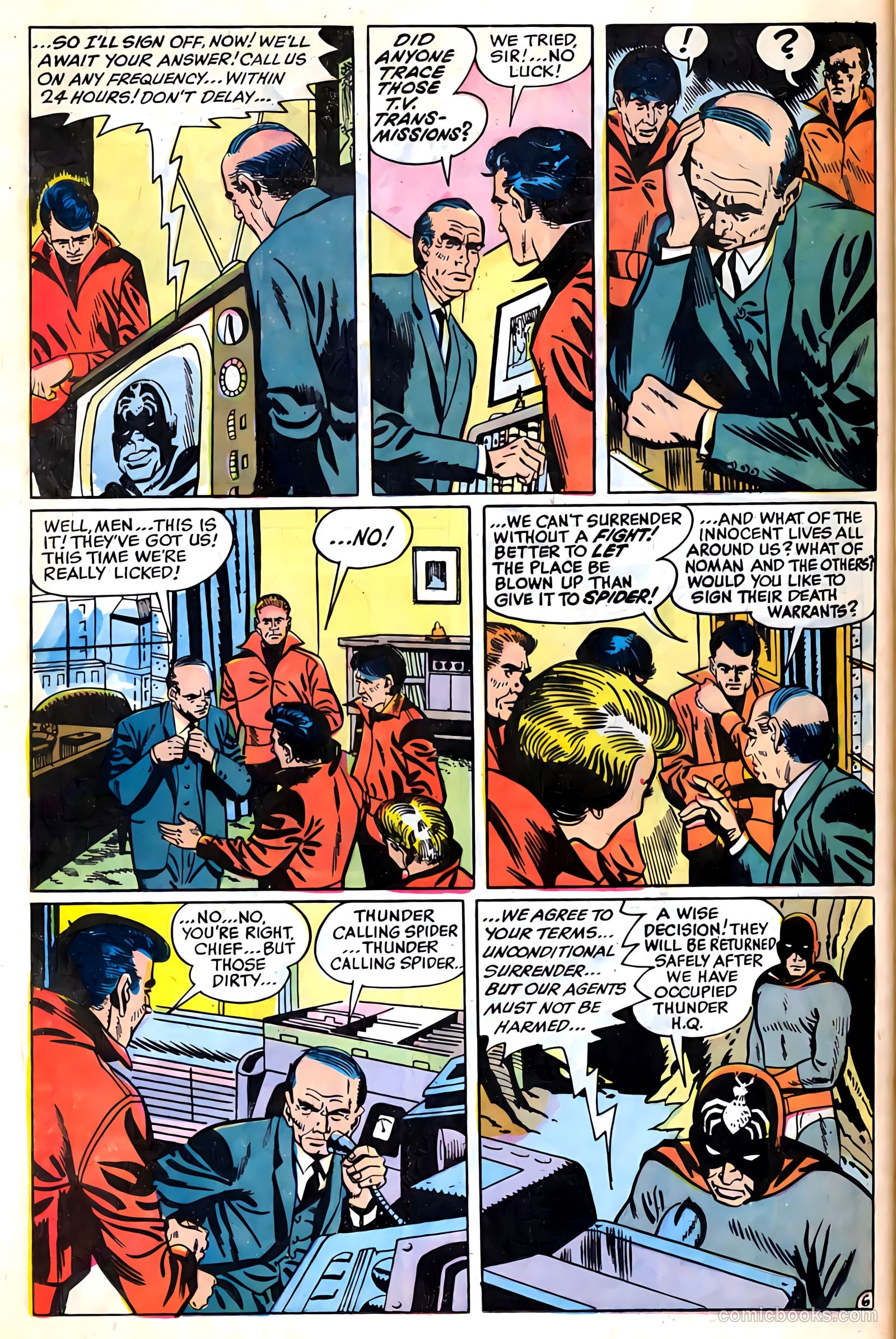 T.H.U.N.D.E.R. Agents #19 (1968) — page 38 of 52