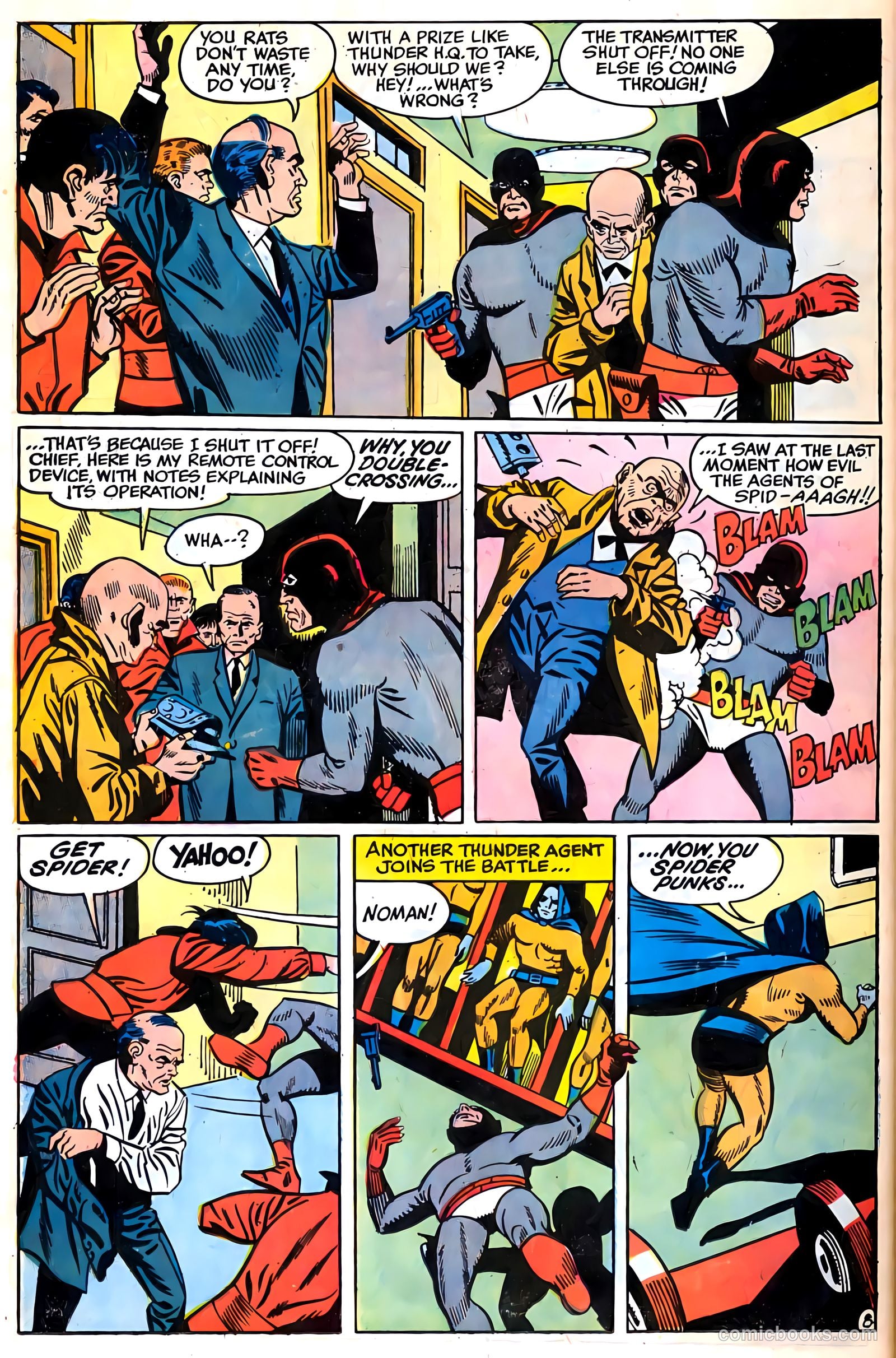 T.H.U.N.D.E.R. Agents #19 (1968) — page 40 of 52