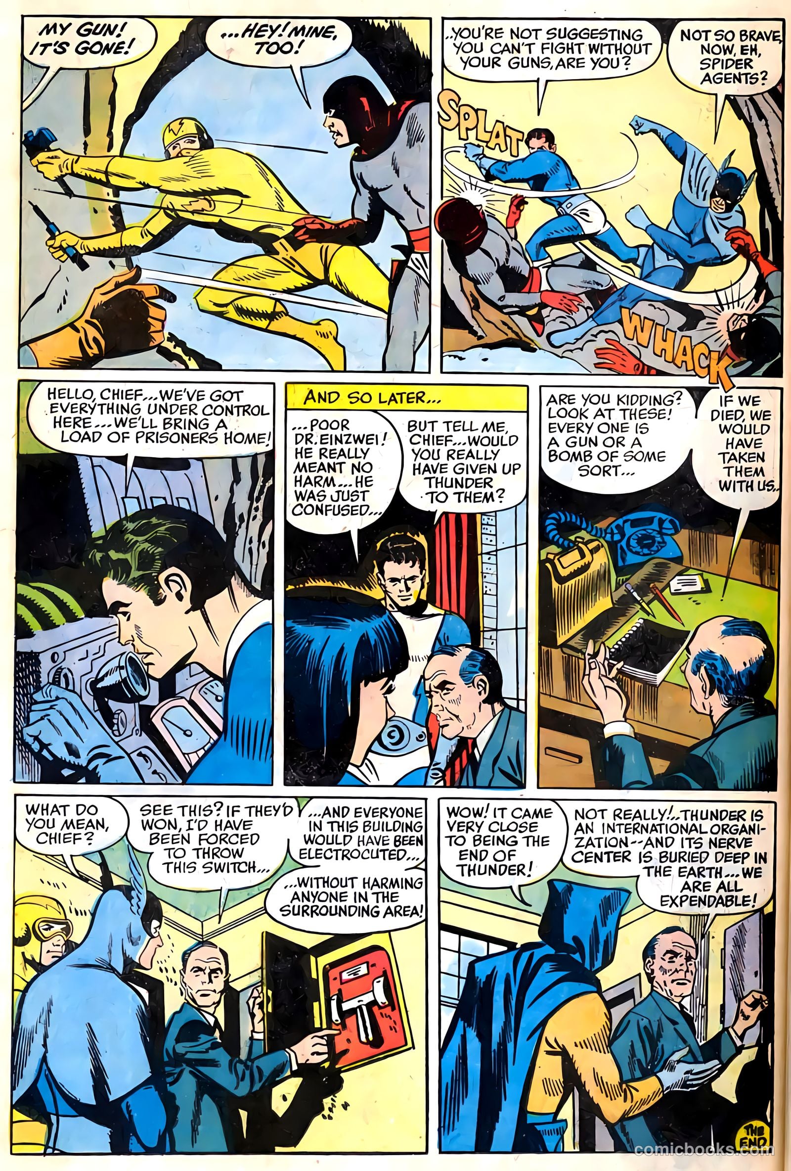 T.H.U.N.D.E.R. Agents #19 (1968) — page 42 of 52