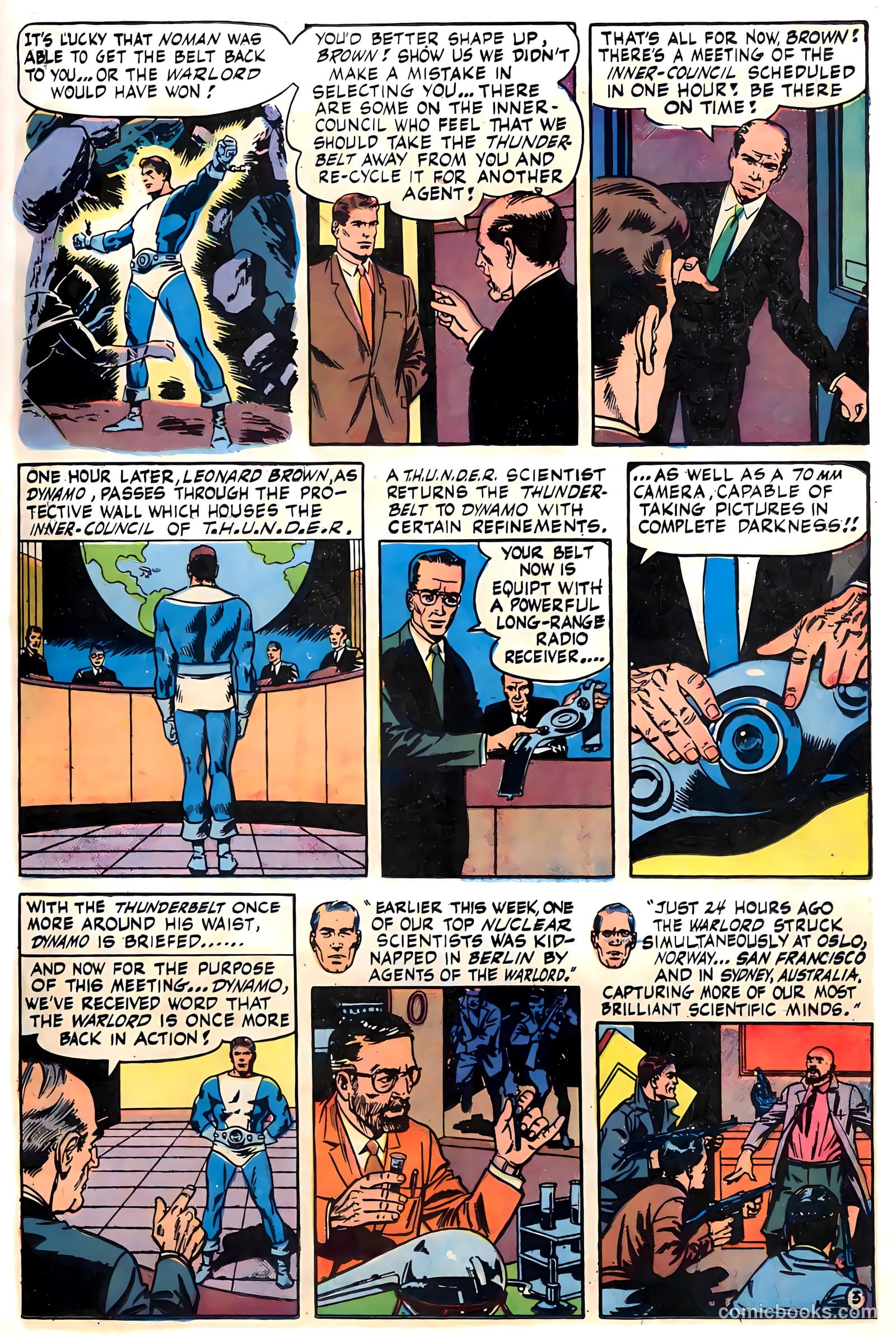 T.H.U.N.D.E.R. Agents #2 (1966) — page 5 of 68