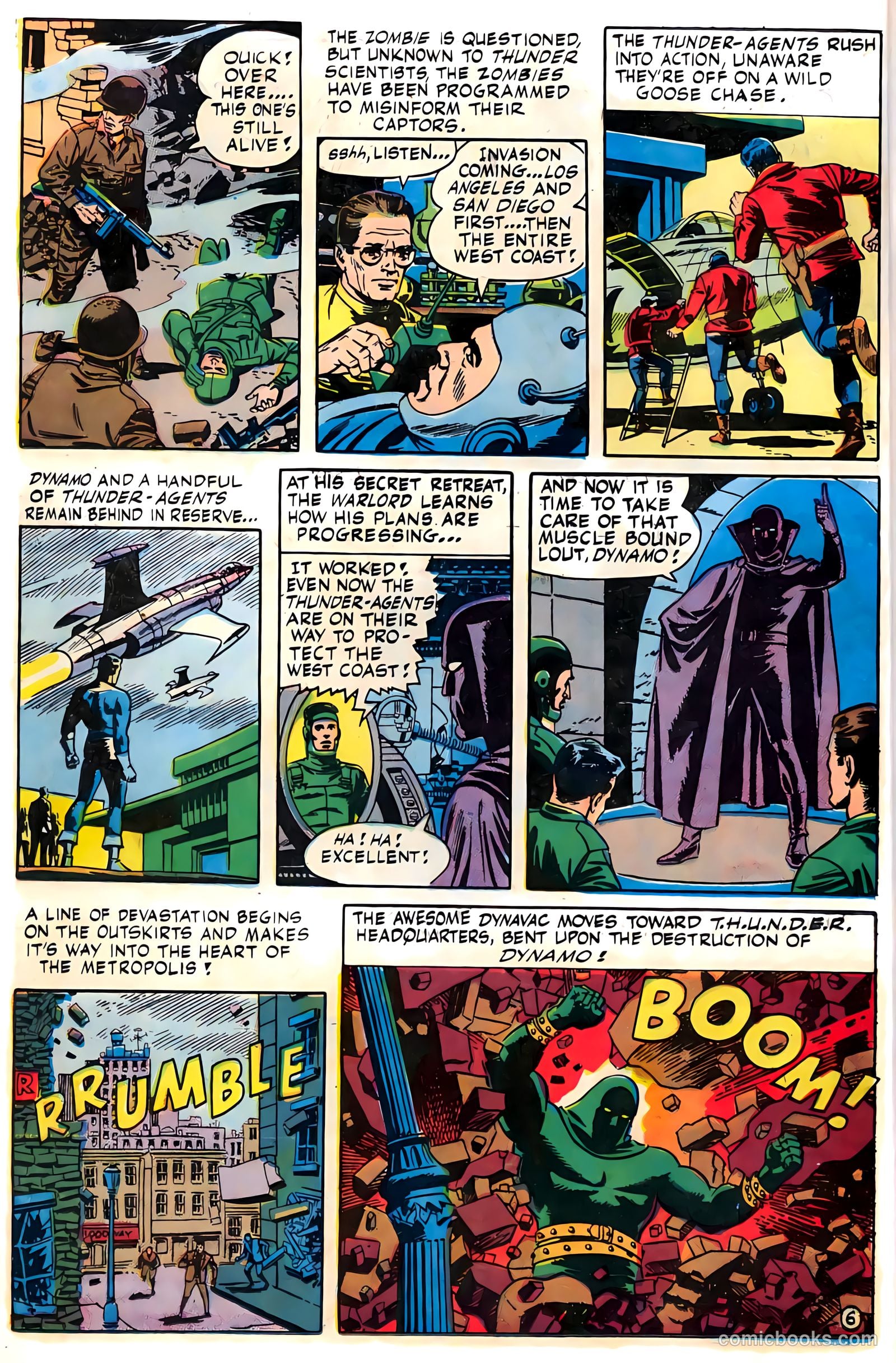 T.H.U.N.D.E.R. Agents #2 (1966) — page 8 of 68