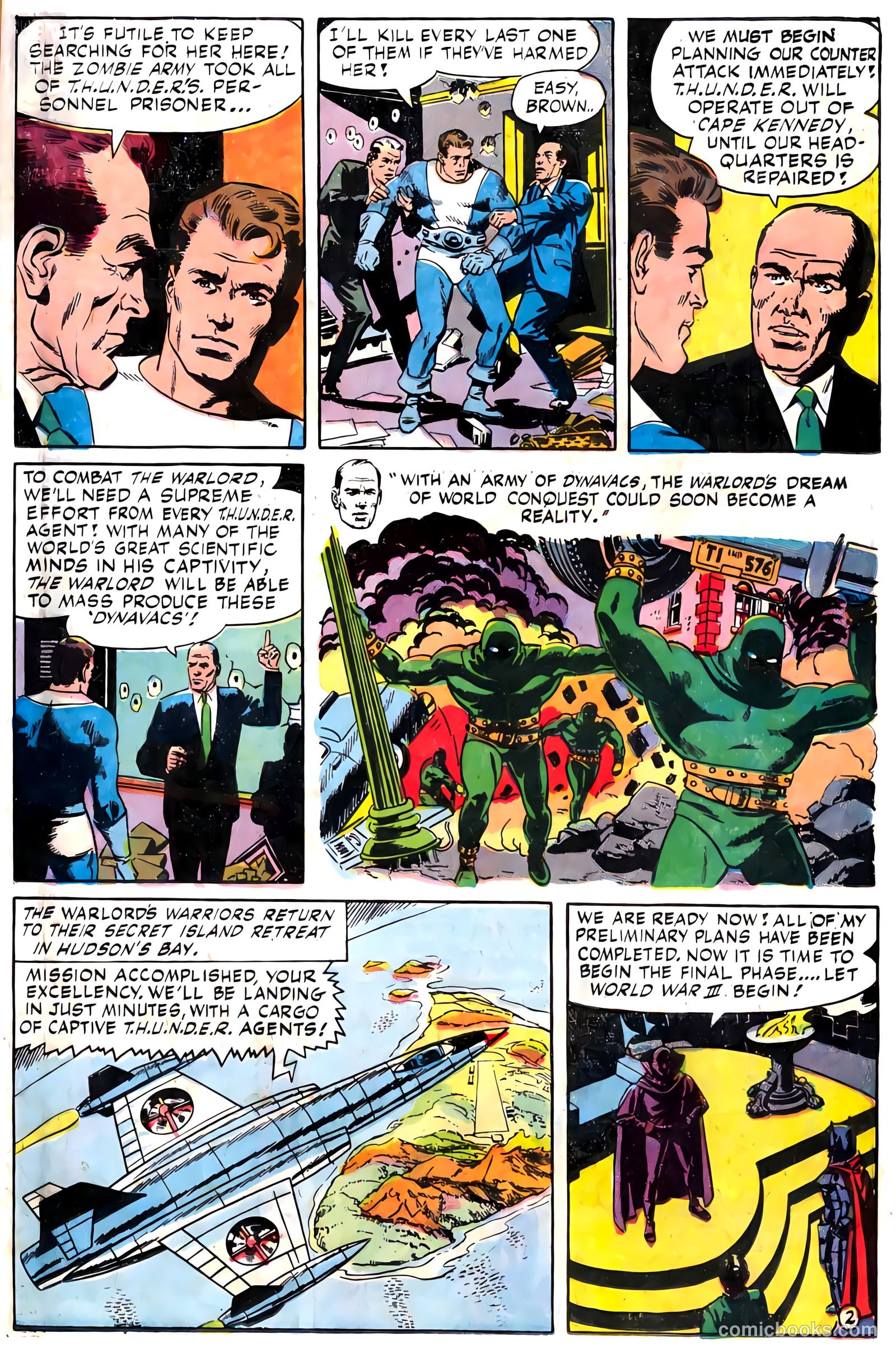 T.H.U.N.D.E.R. Agents #2 (1966) — page 39 of 68