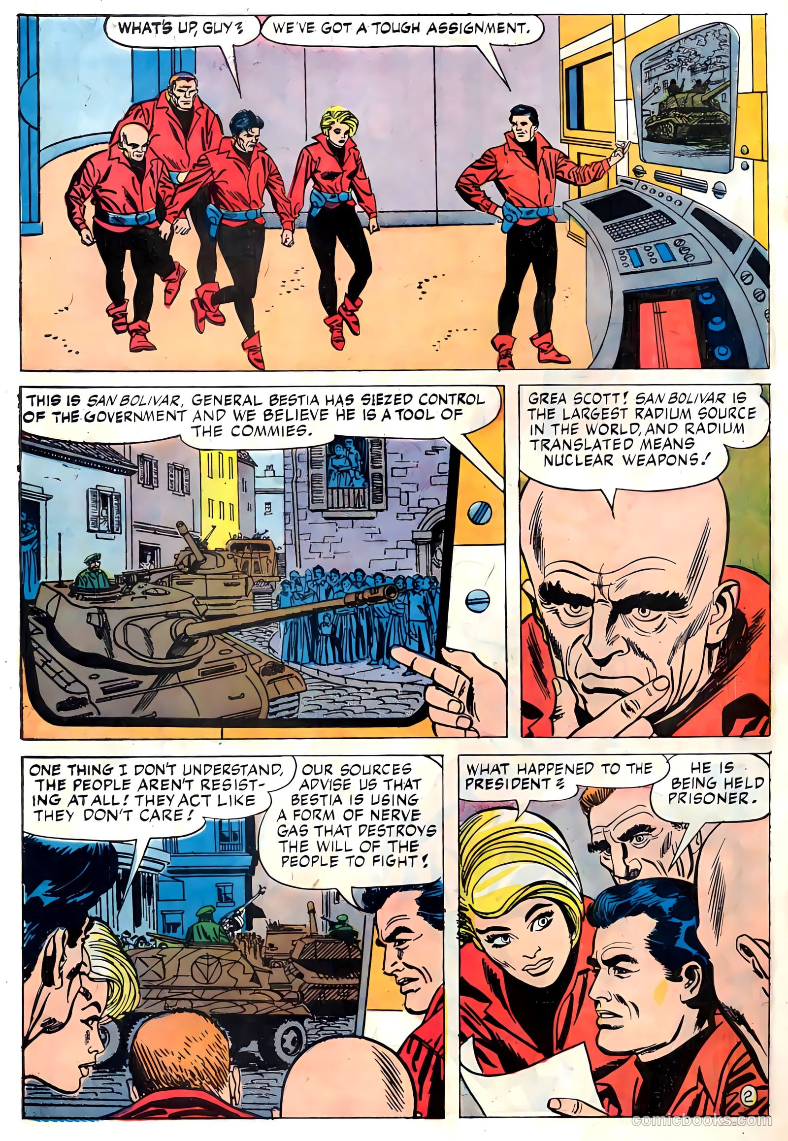 T.H.U.N.D.E.R. Agents #2 (1966) — page 56 of 68