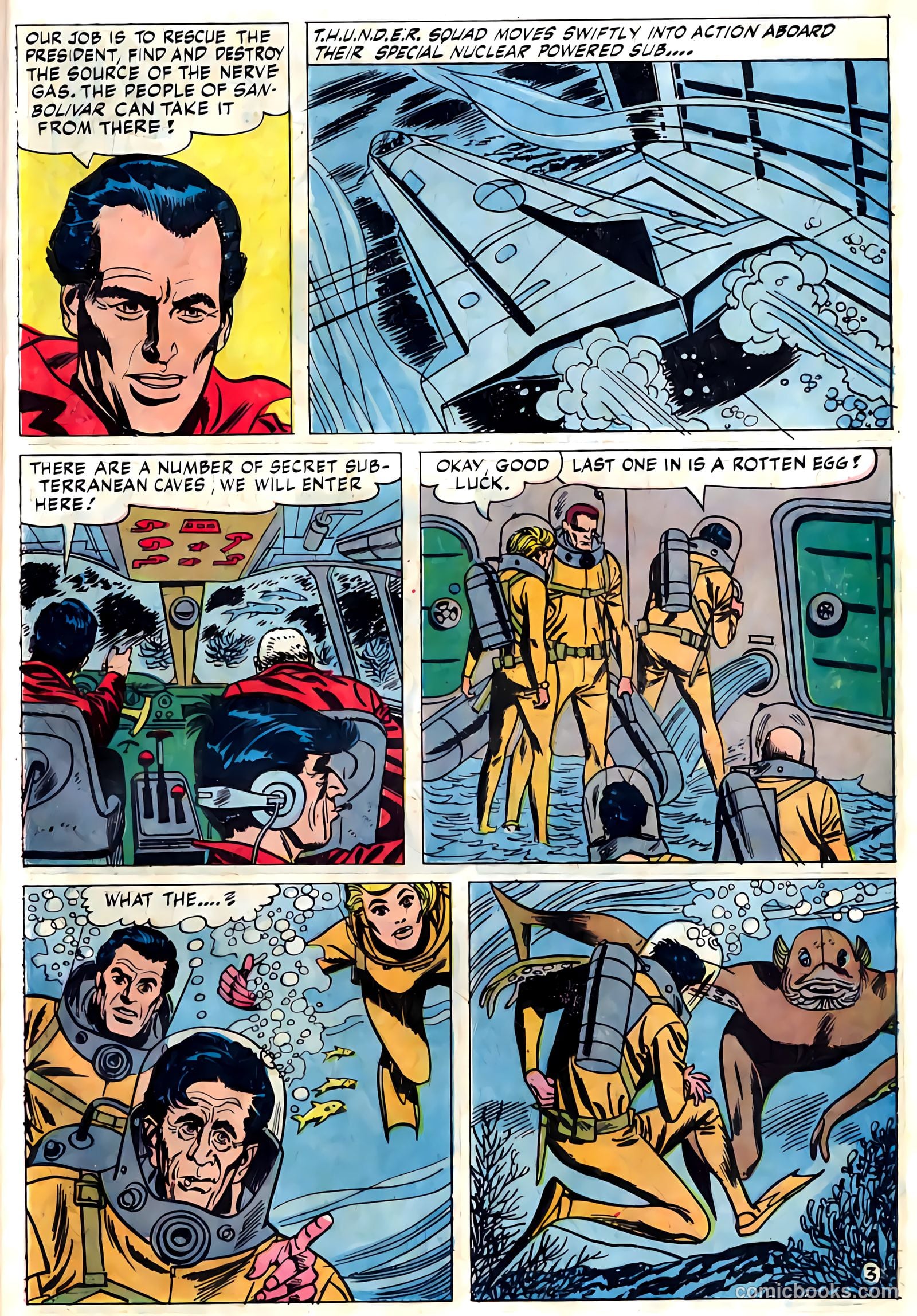 T.H.U.N.D.E.R. Agents #2 (1966) — page 57 of 68