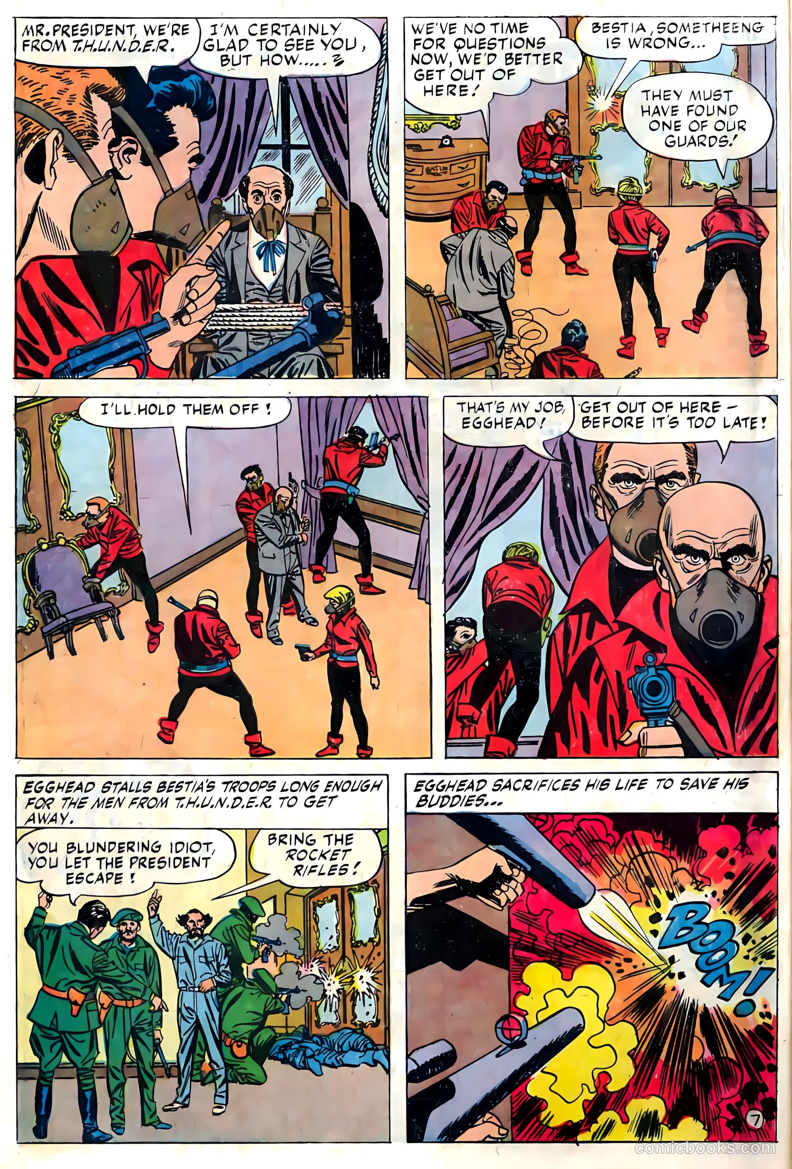 T.H.U.N.D.E.R. Agents #2 (1966) — page 62 of 68