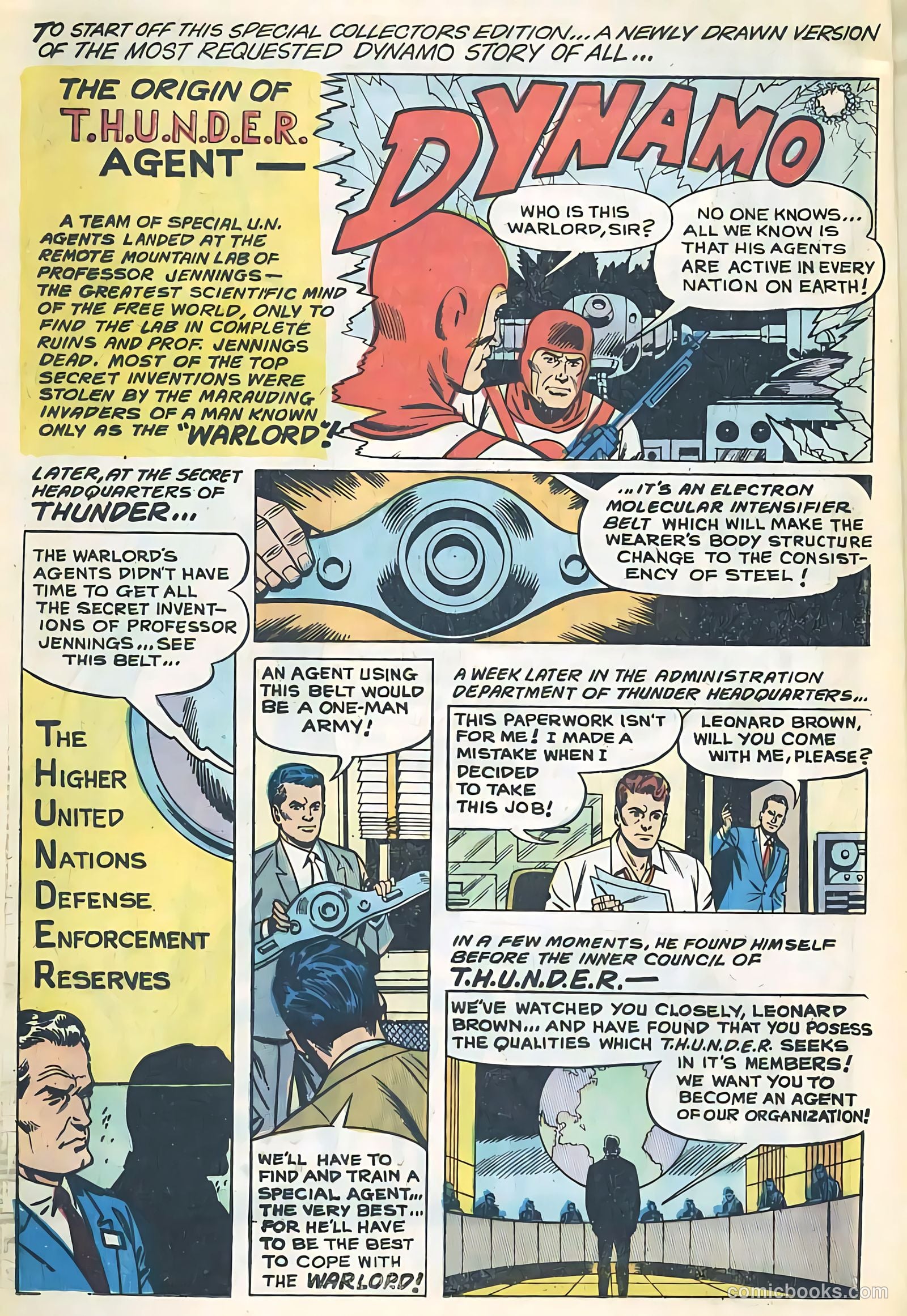 T.H.U.N.D.E.R. Agents #20 (1969) — page 4 of 52