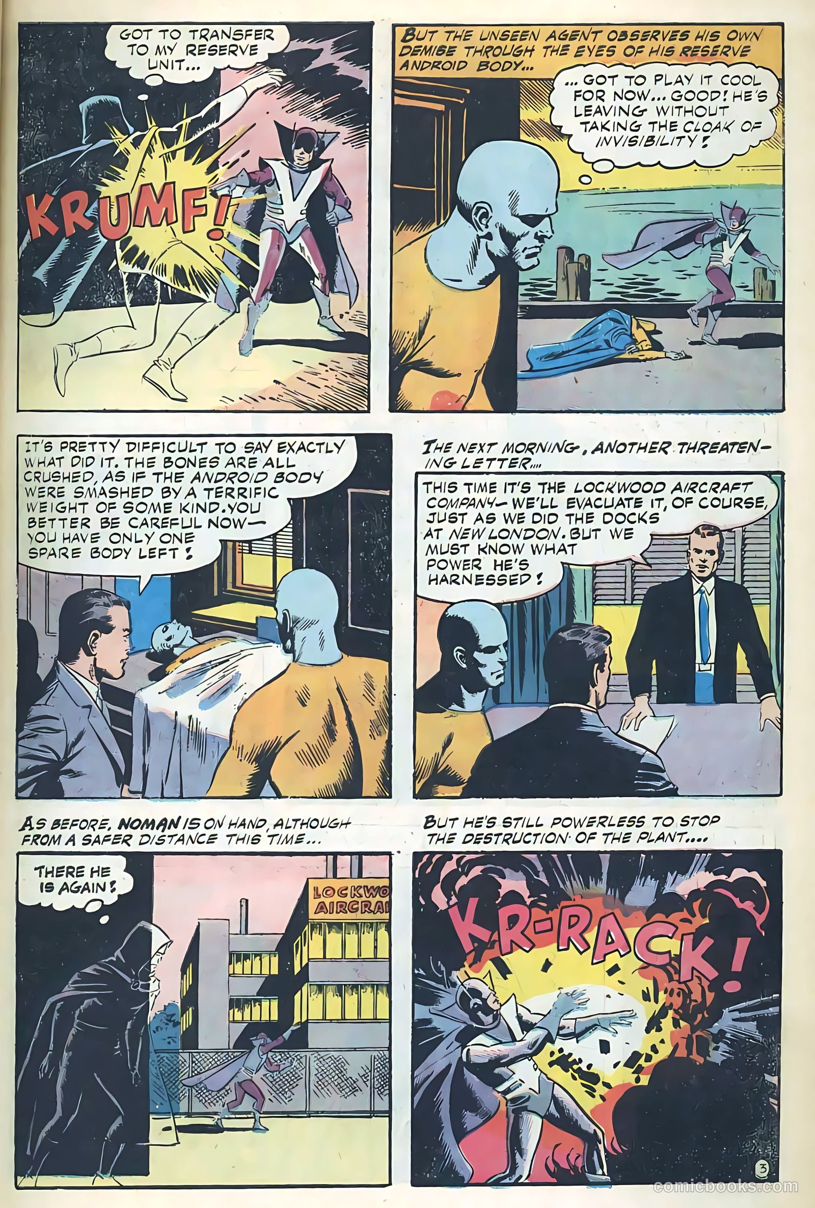 T.H.U.N.D.E.R. Agents #20 (1969) — page 21 of 52