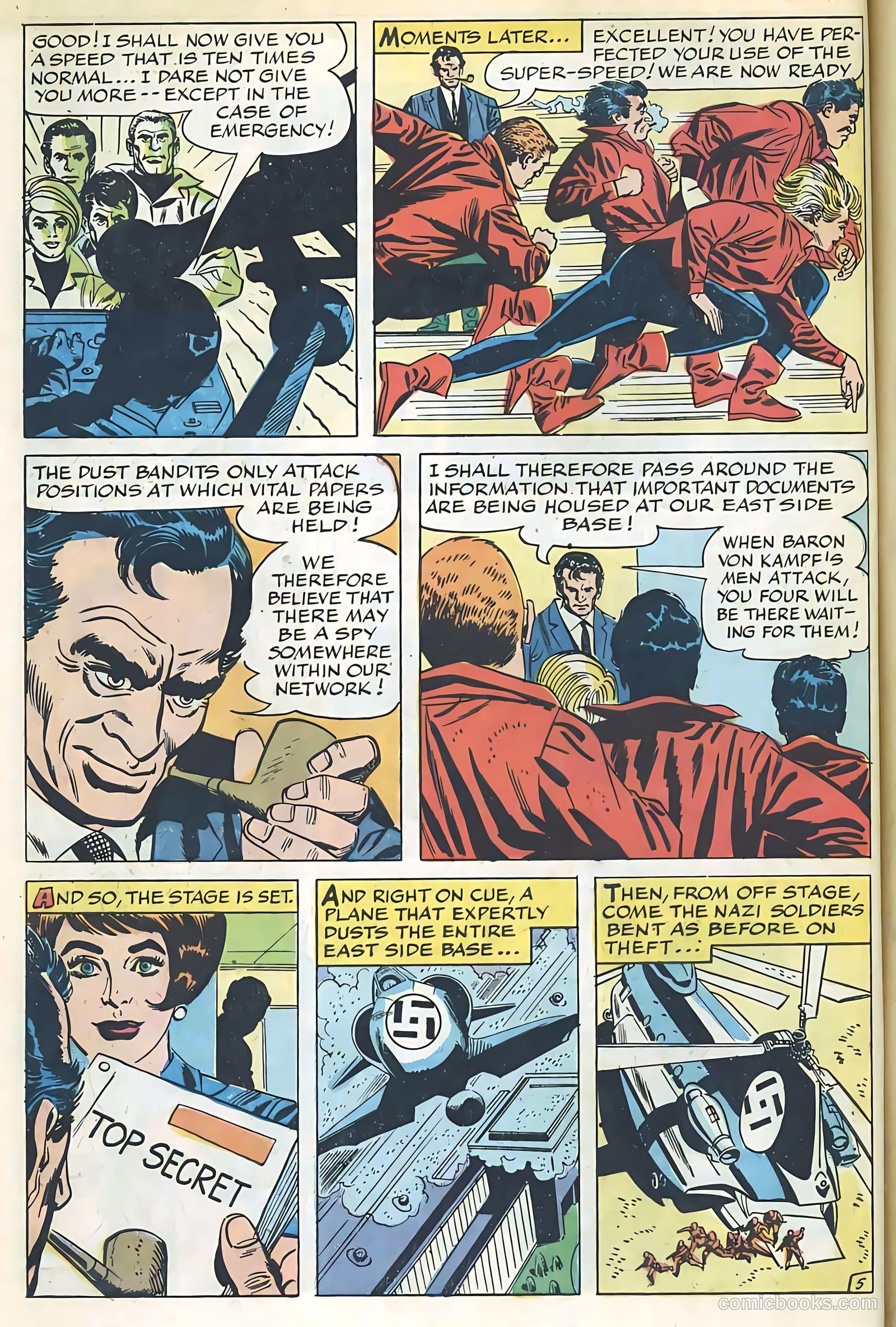 T.H.U.N.D.E.R. Agents #20 (1969) — page 34 of 52