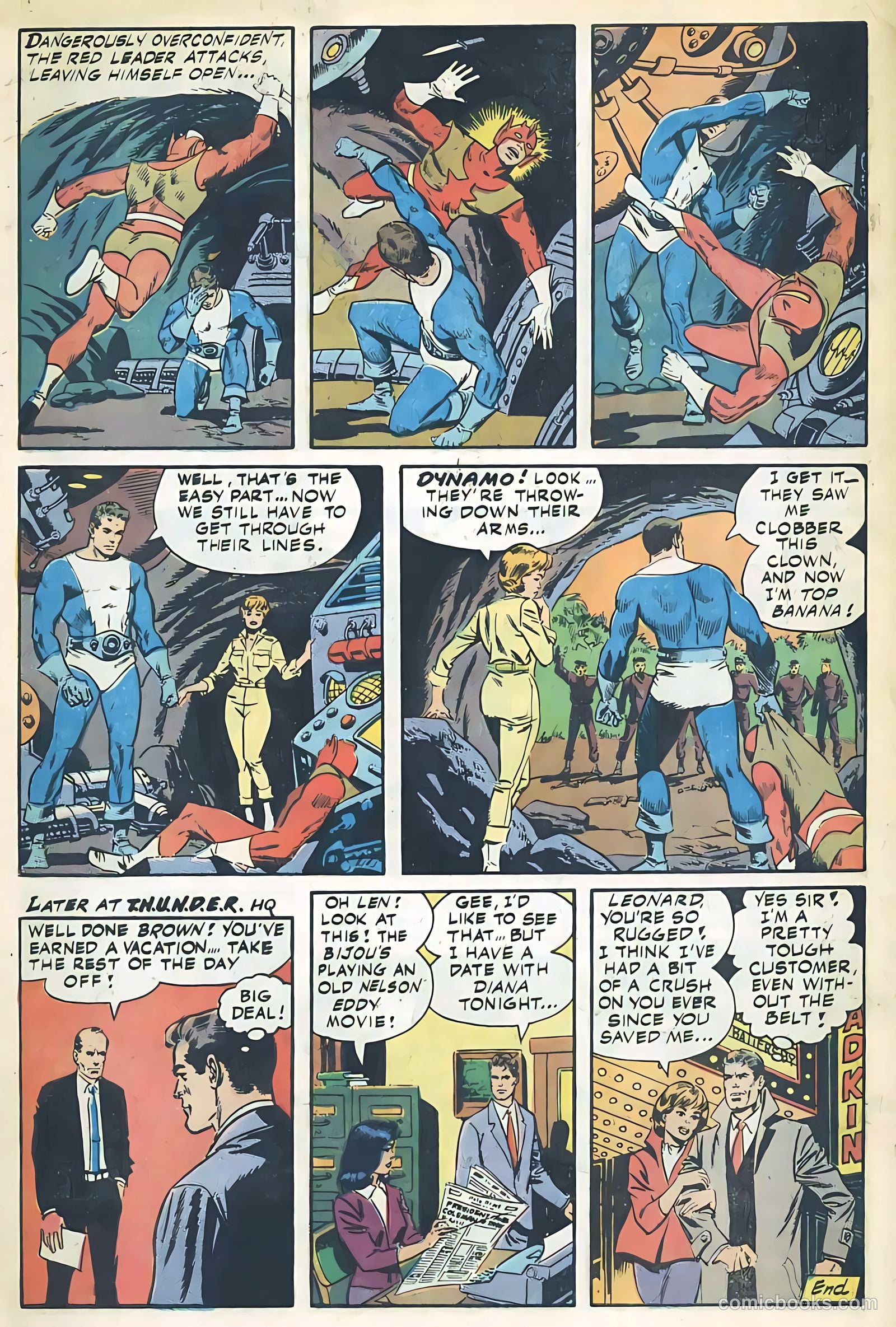 T.H.U.N.D.E.R. Agents #20 (1969) — page 50 of 52