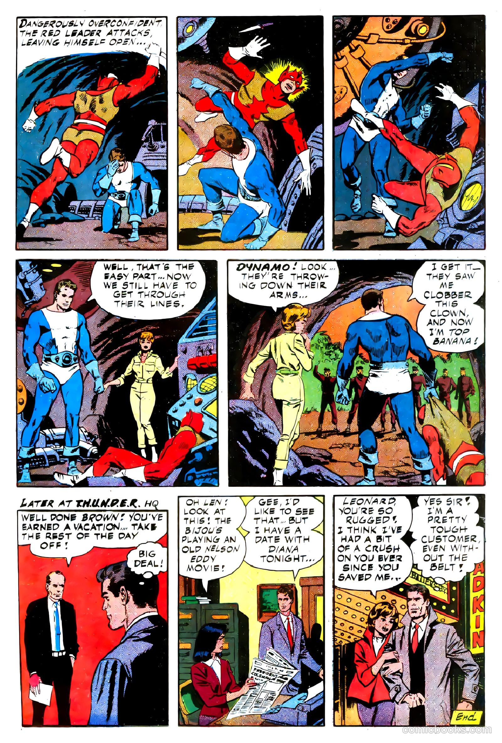 T.H.U.N.D.E.R. Agents #3 (1966) — page 37 of 68