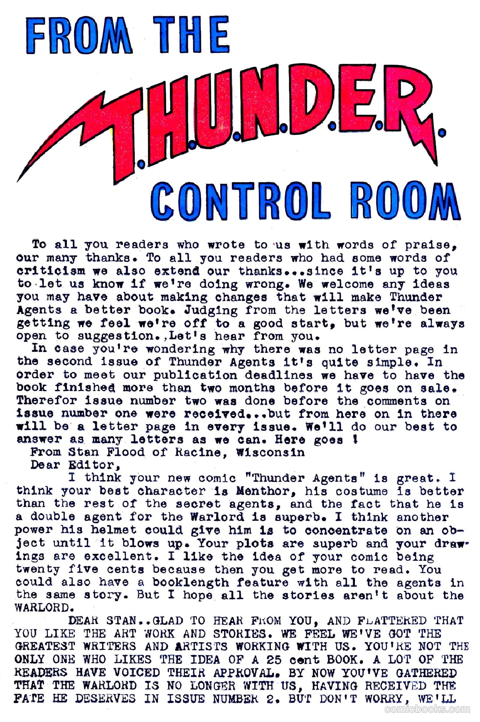 T.H.U.N.D.E.R. Agents #3 (1966) — page 42 of 68