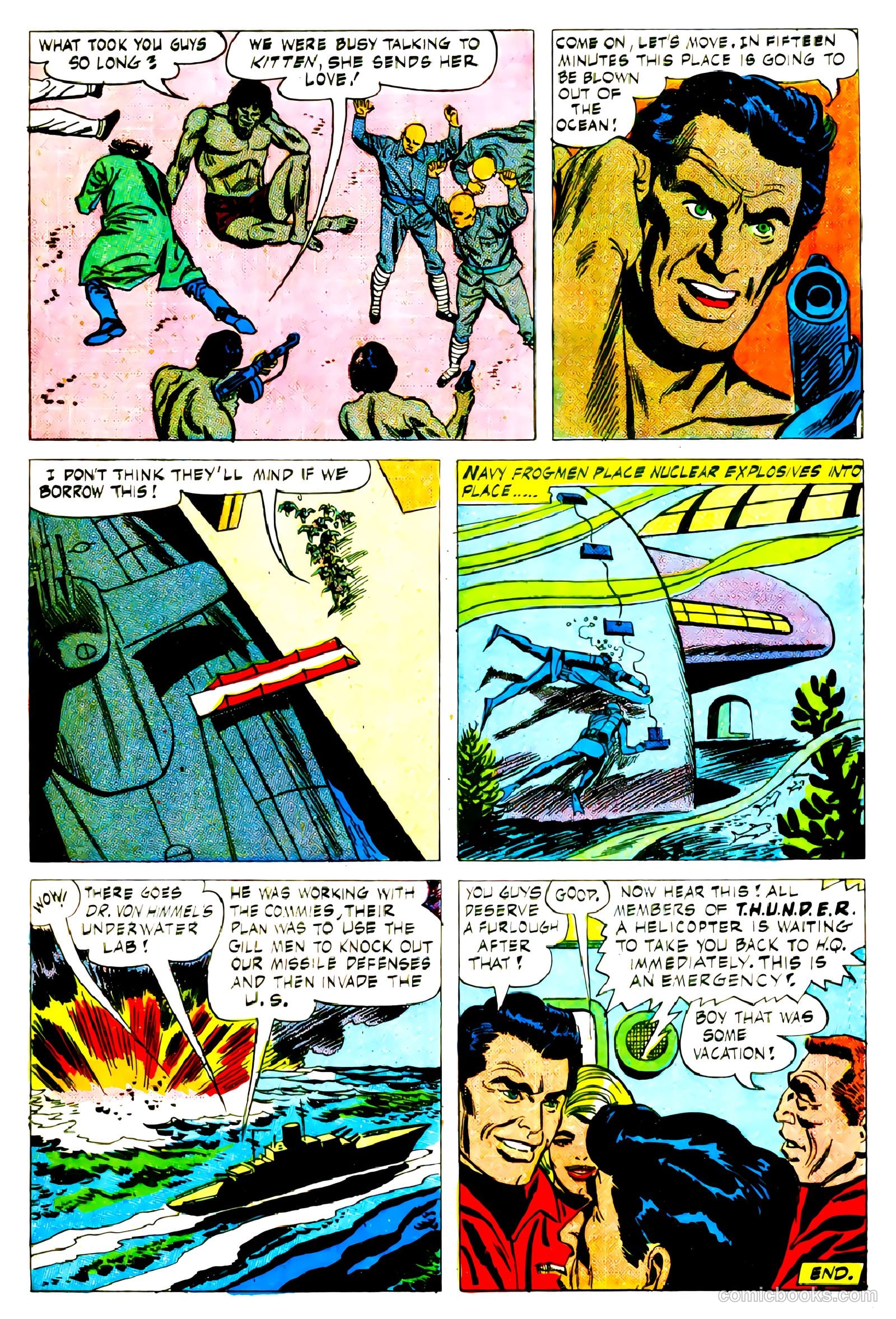 T.H.U.N.D.E.R. Agents #3 (1966) — page 54 of 68