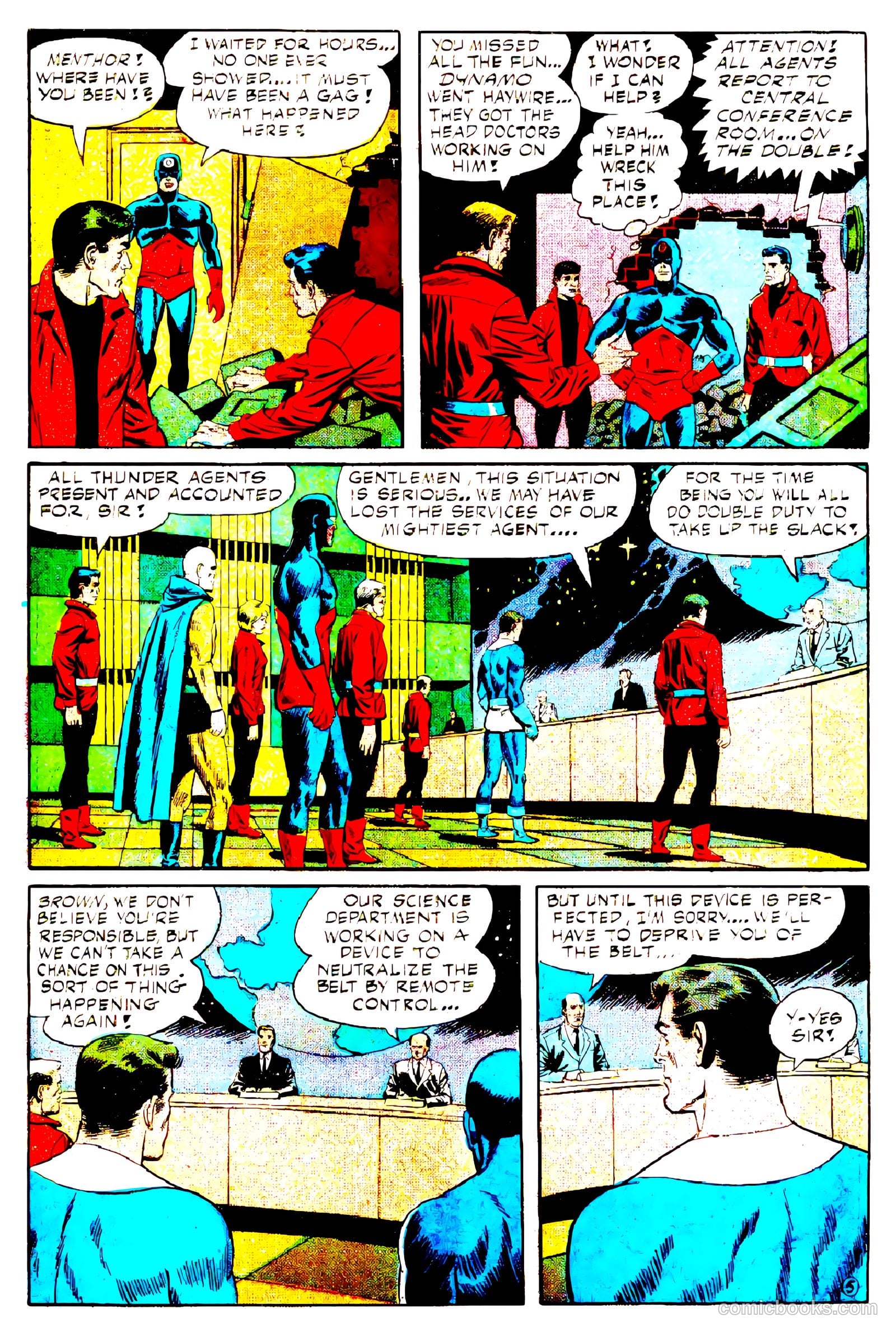 T.H.U.N.D.E.R. Agents #3 (1966) — page 60 of 68