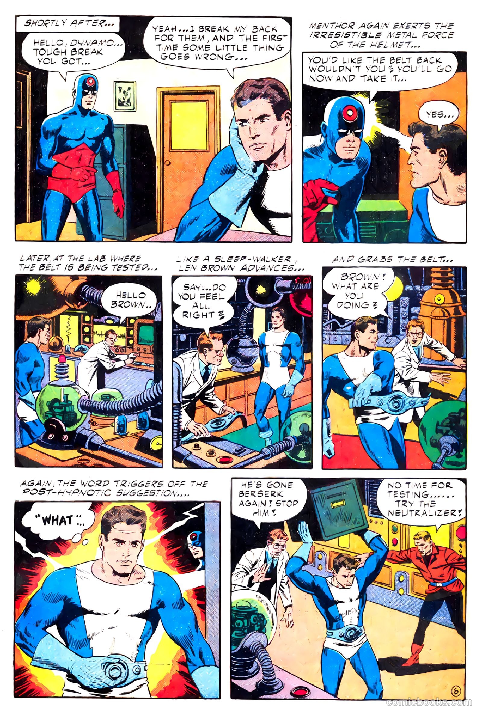 T.H.U.N.D.E.R. Agents #3 (1966) — page 61 of 68