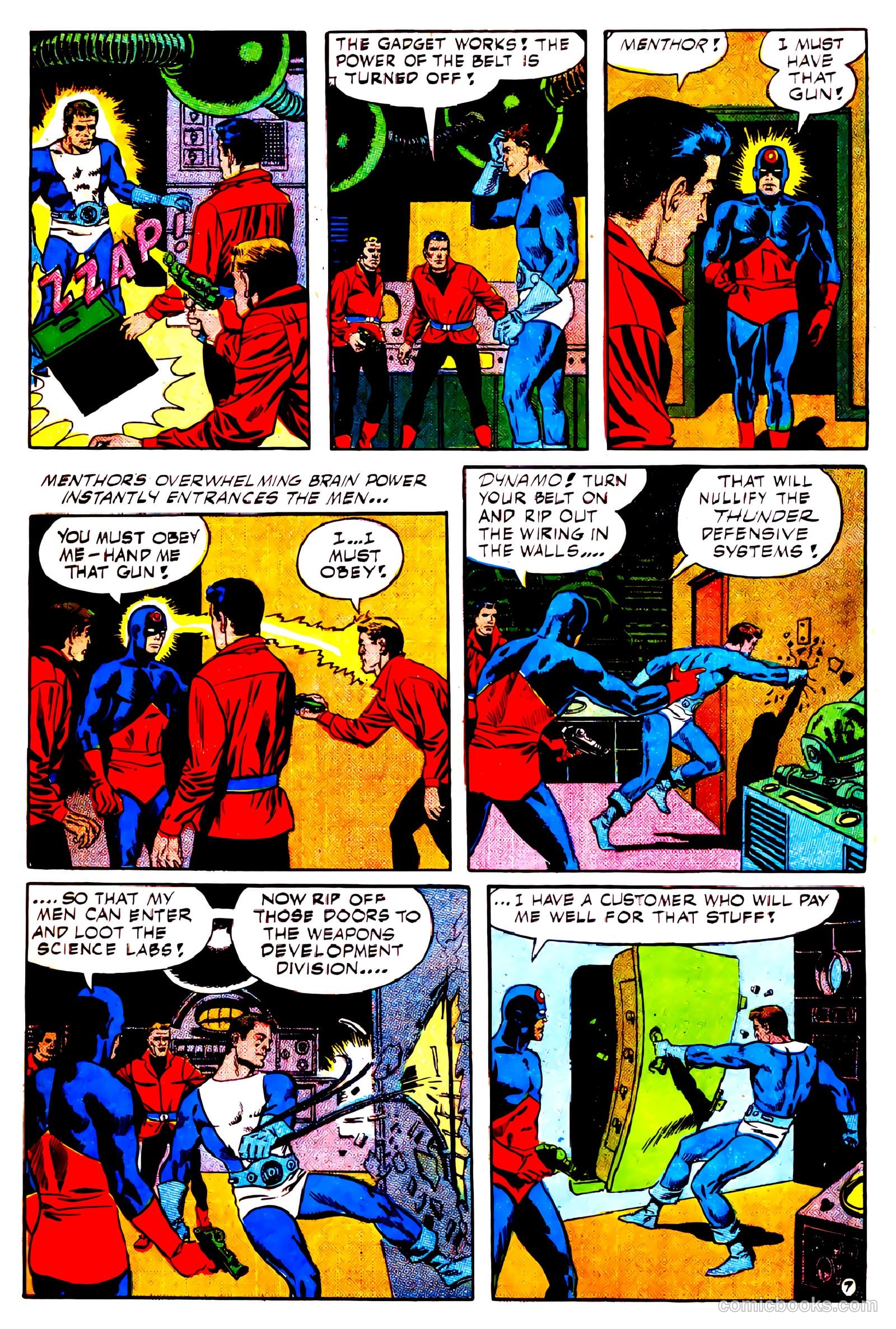 T.H.U.N.D.E.R. Agents #3 (1966) — page 62 of 68