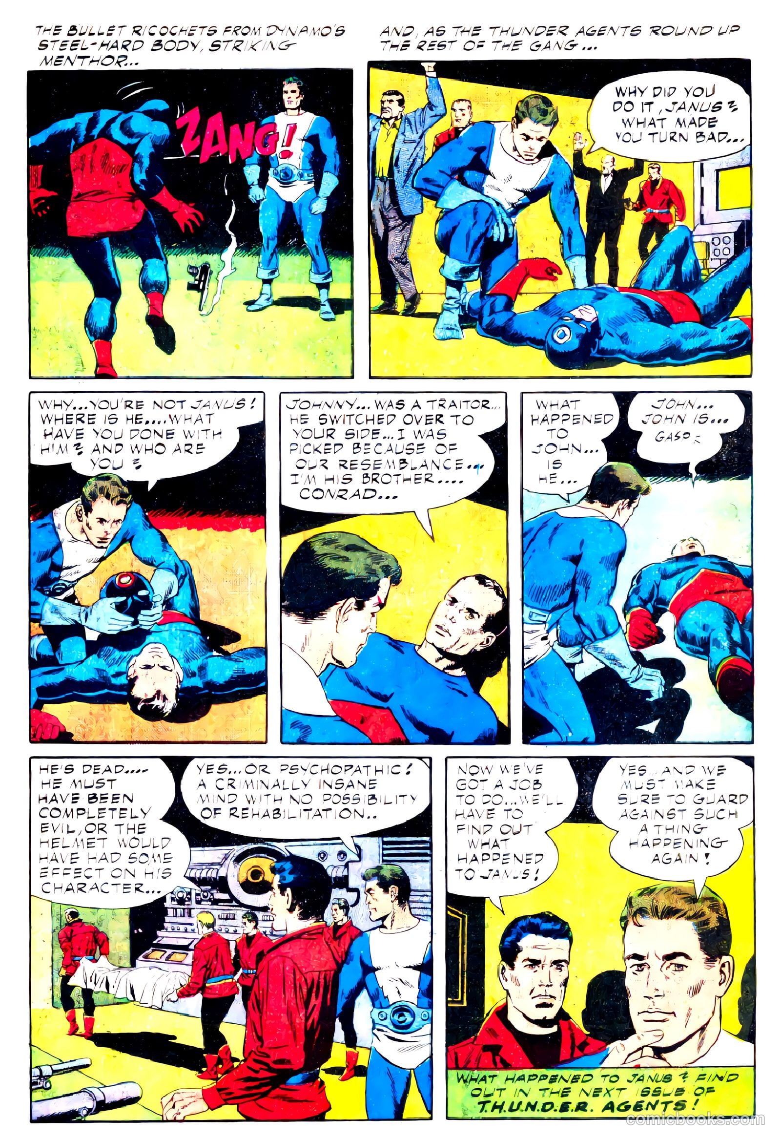 T.H.U.N.D.E.R. Agents #3 (1966) — page 65 of 68