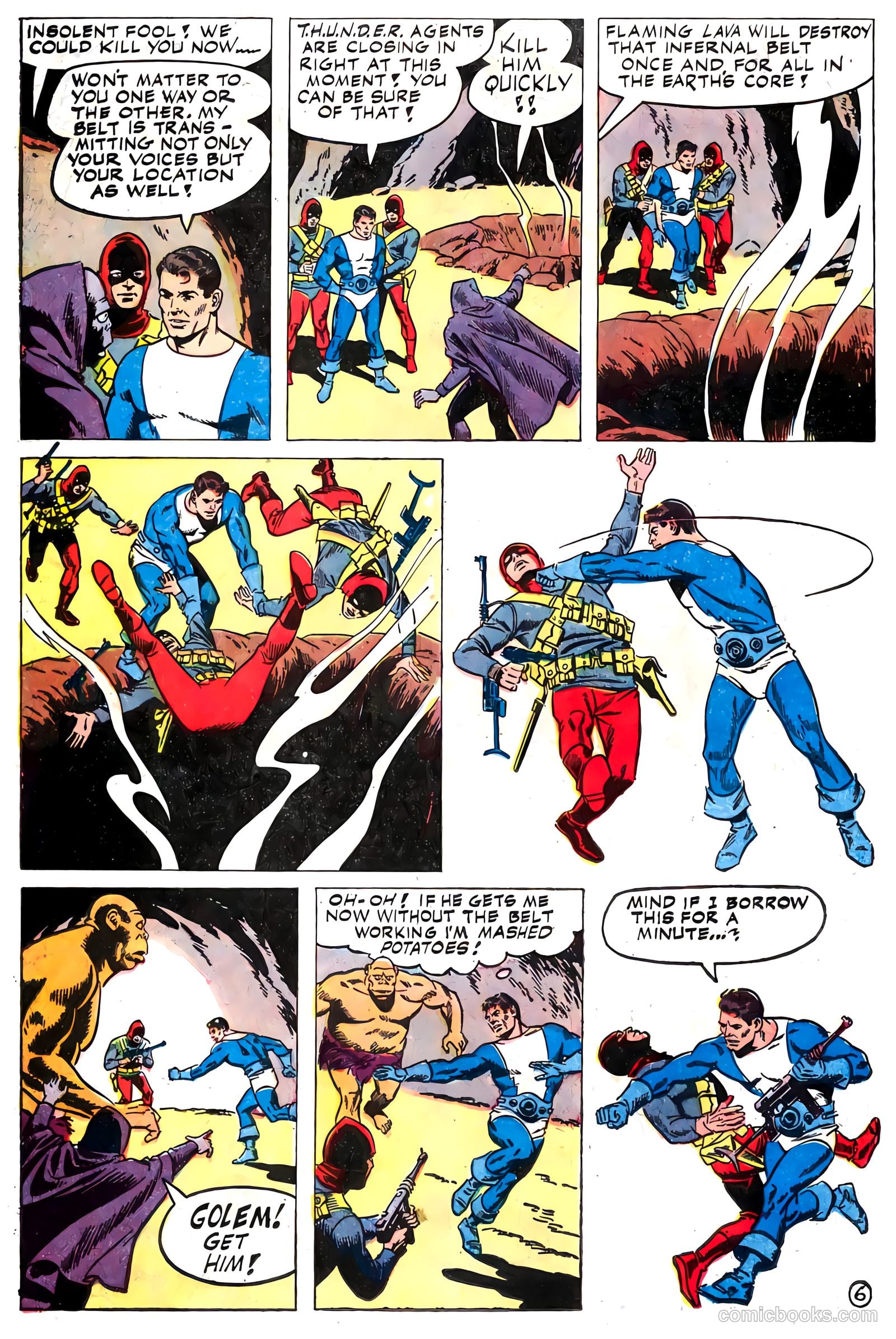 T.H.U.N.D.E.R. Agents #5 (1966) — page 8 of 68