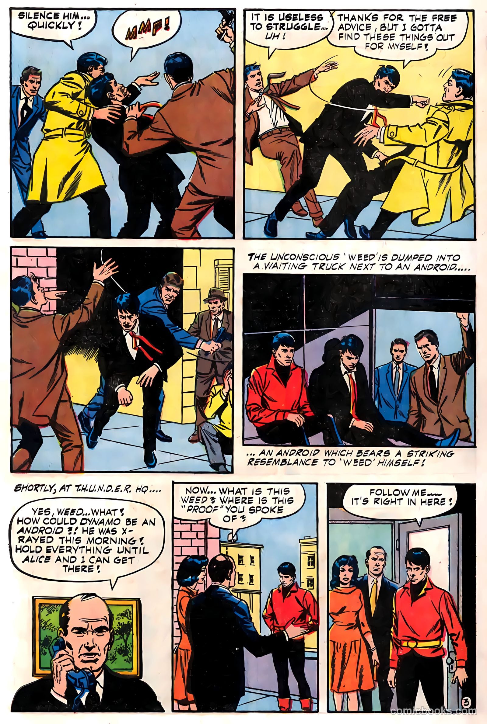 T.H.U.N.D.E.R. Agents #5 (1966) — page 54 of 68
