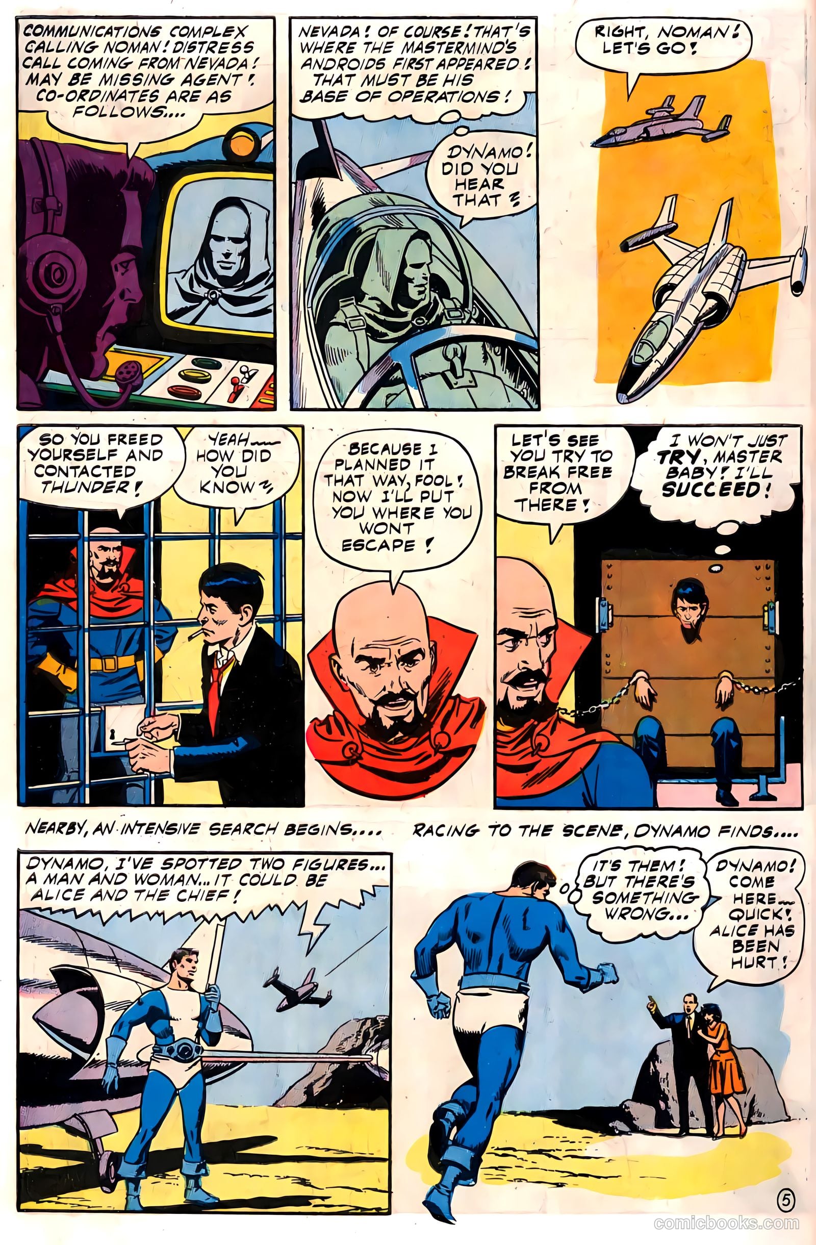 T.H.U.N.D.E.R. Agents #5 (1966) — page 56 of 68
