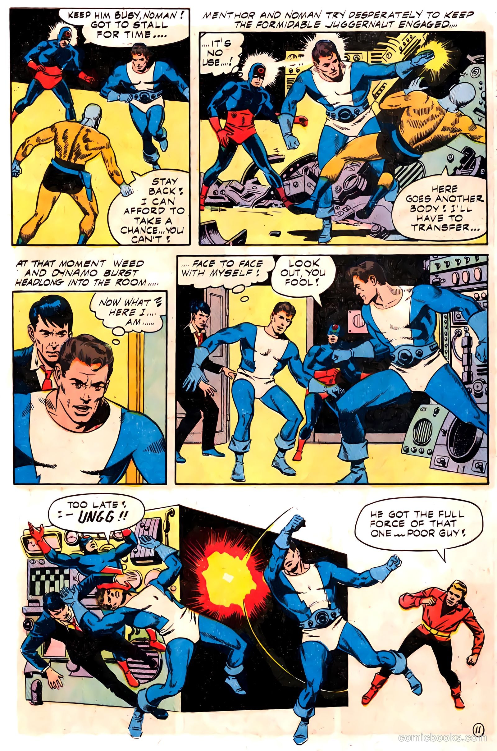 T.H.U.N.D.E.R. Agents #5 (1966) — page 62 of 68
