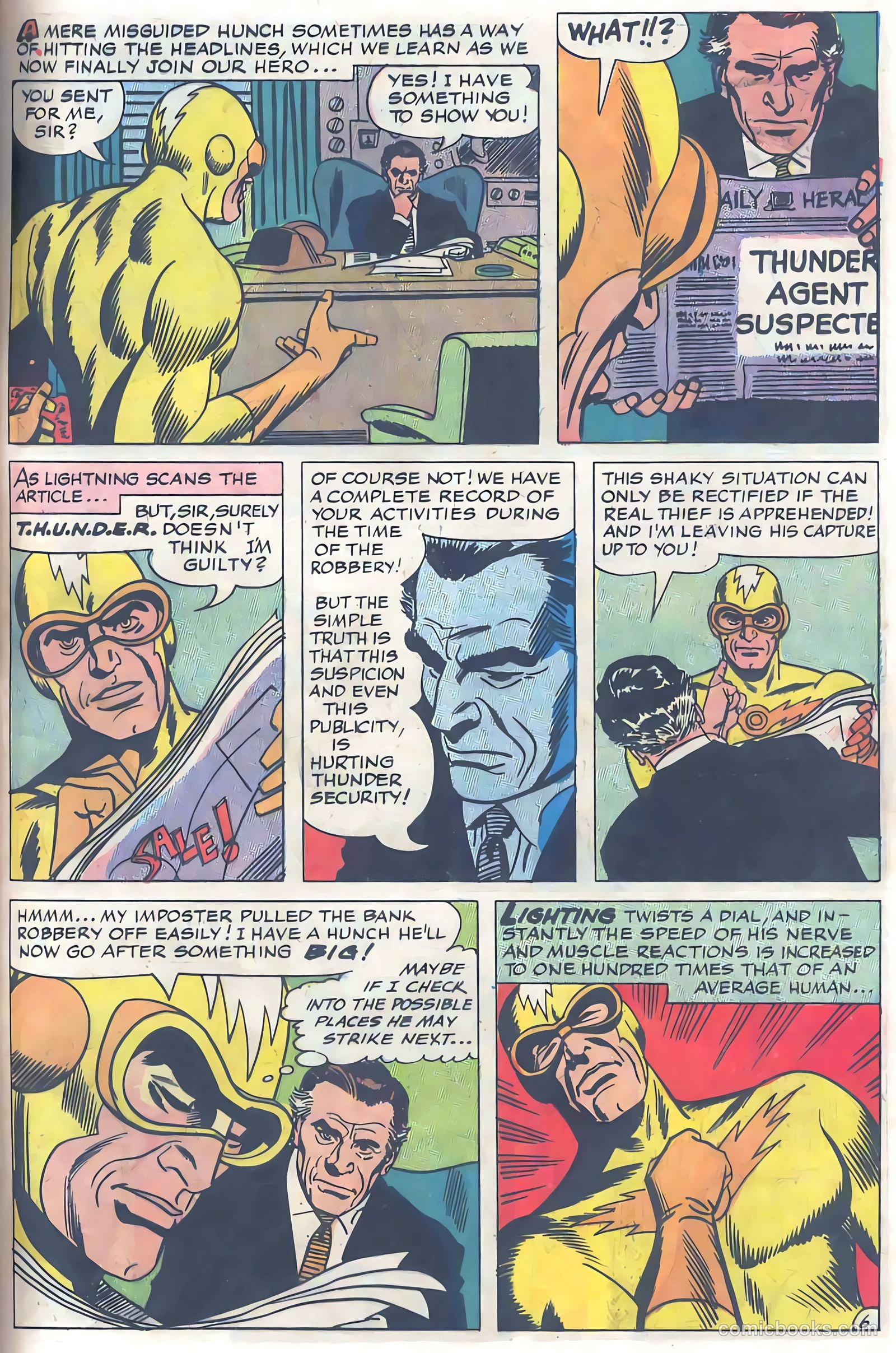 T.H.U.N.D.E.R. Agents #6 (1966) — page 25 of 68
