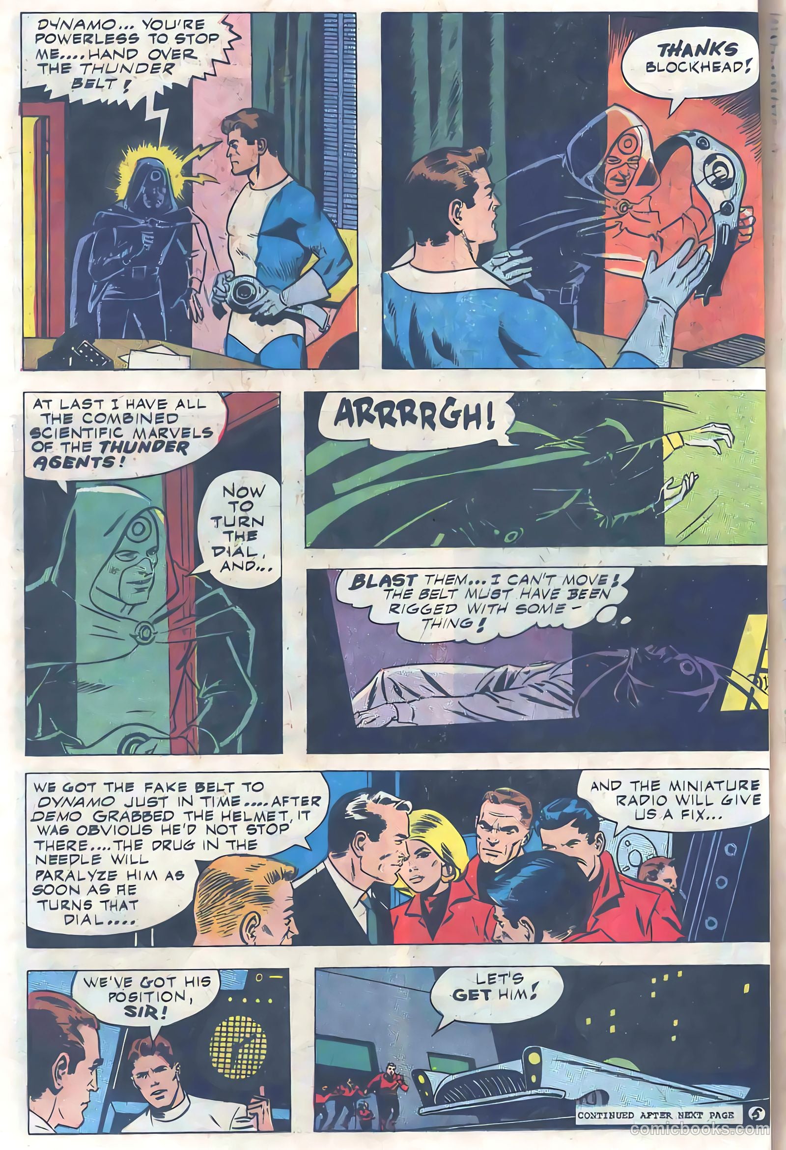 T.H.U.N.D.E.R. Agents #6 (1966) — page 36 of 68