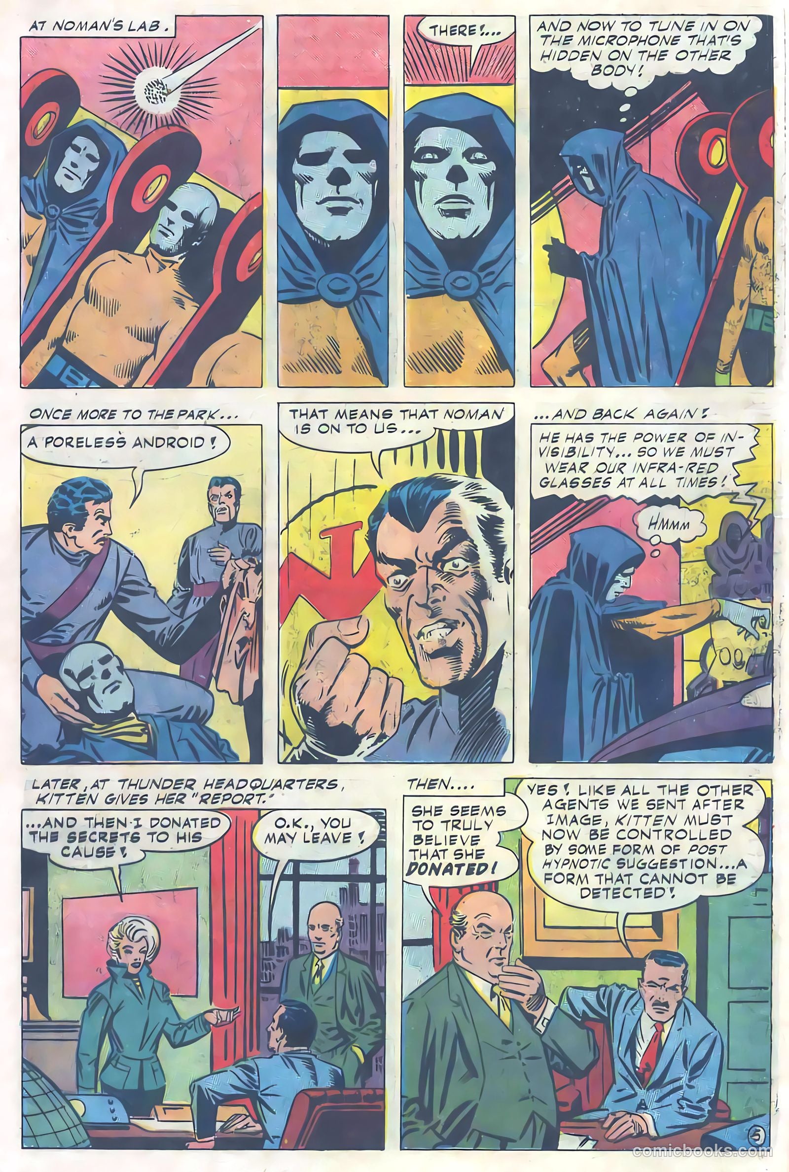 T.H.U.N.D.E.R. Agents #6 (1966) — page 60 of 68
