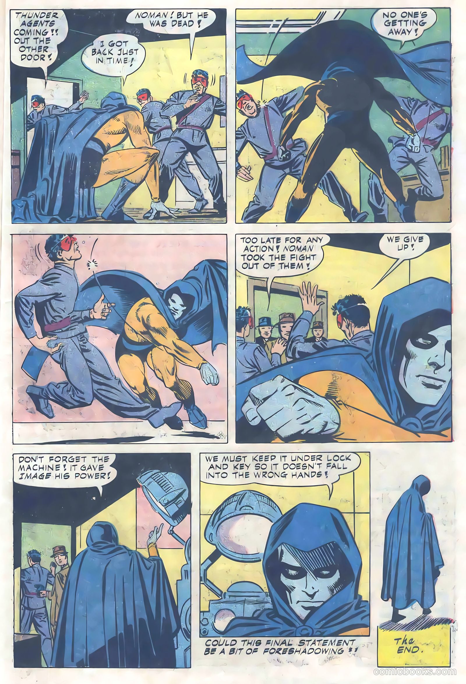 T.H.U.N.D.E.R. Agents #6 (1966) — page 65 of 68