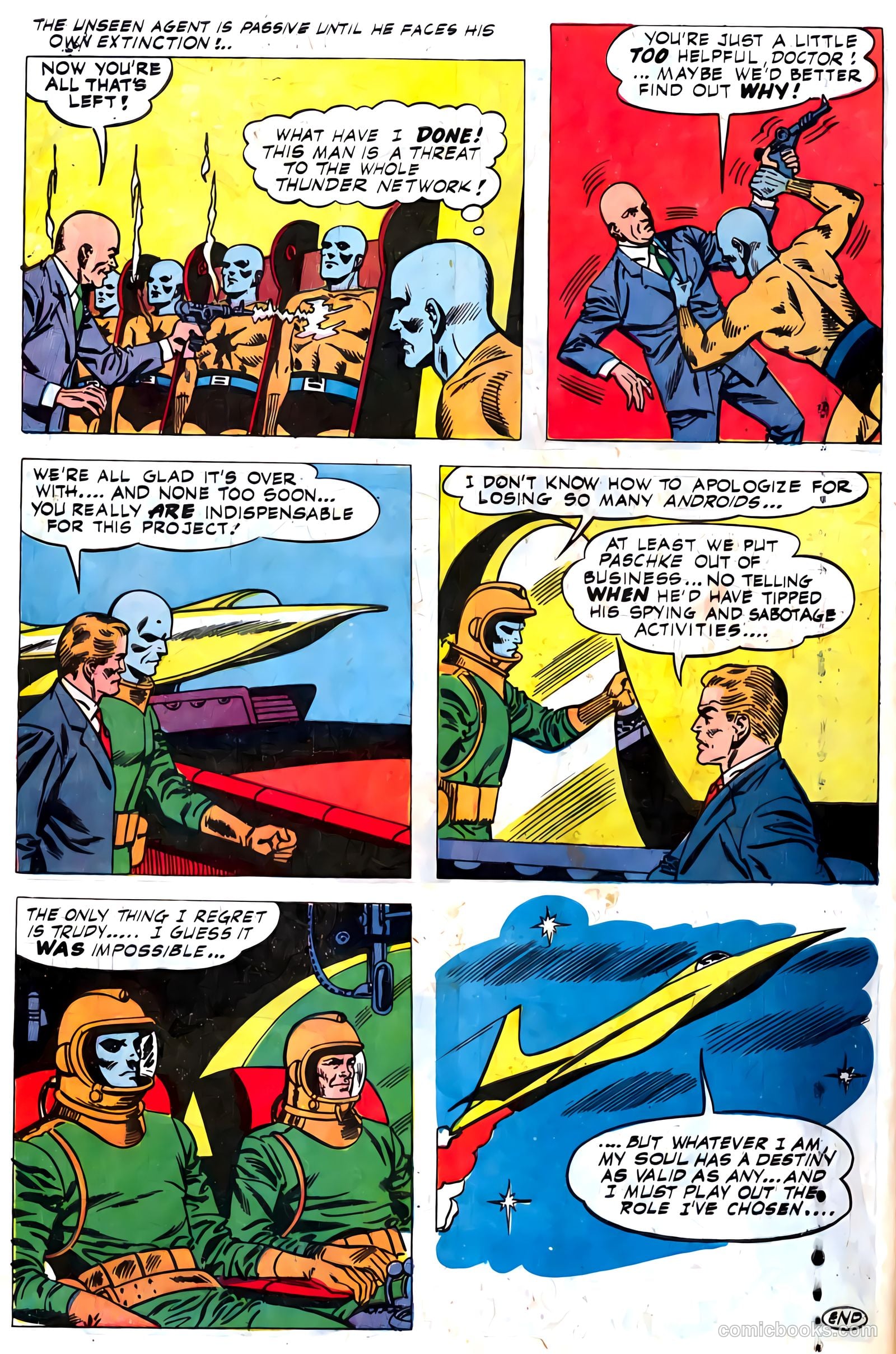 T.H.U.N.D.E.R. Agents #7 (1966) — page 54 of 68